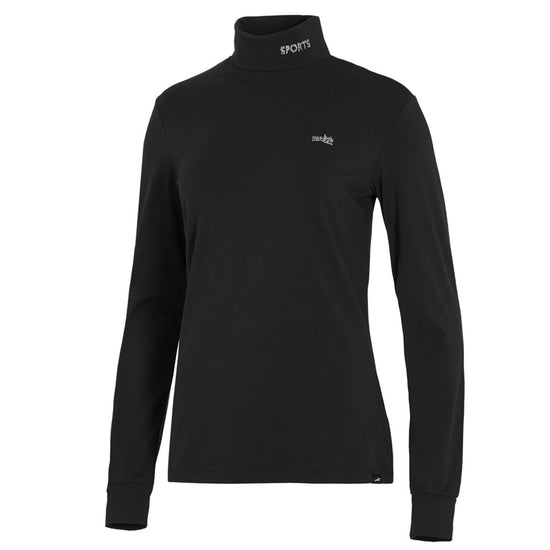 Amber Long Sleeved Turtle Neck Shirt Black