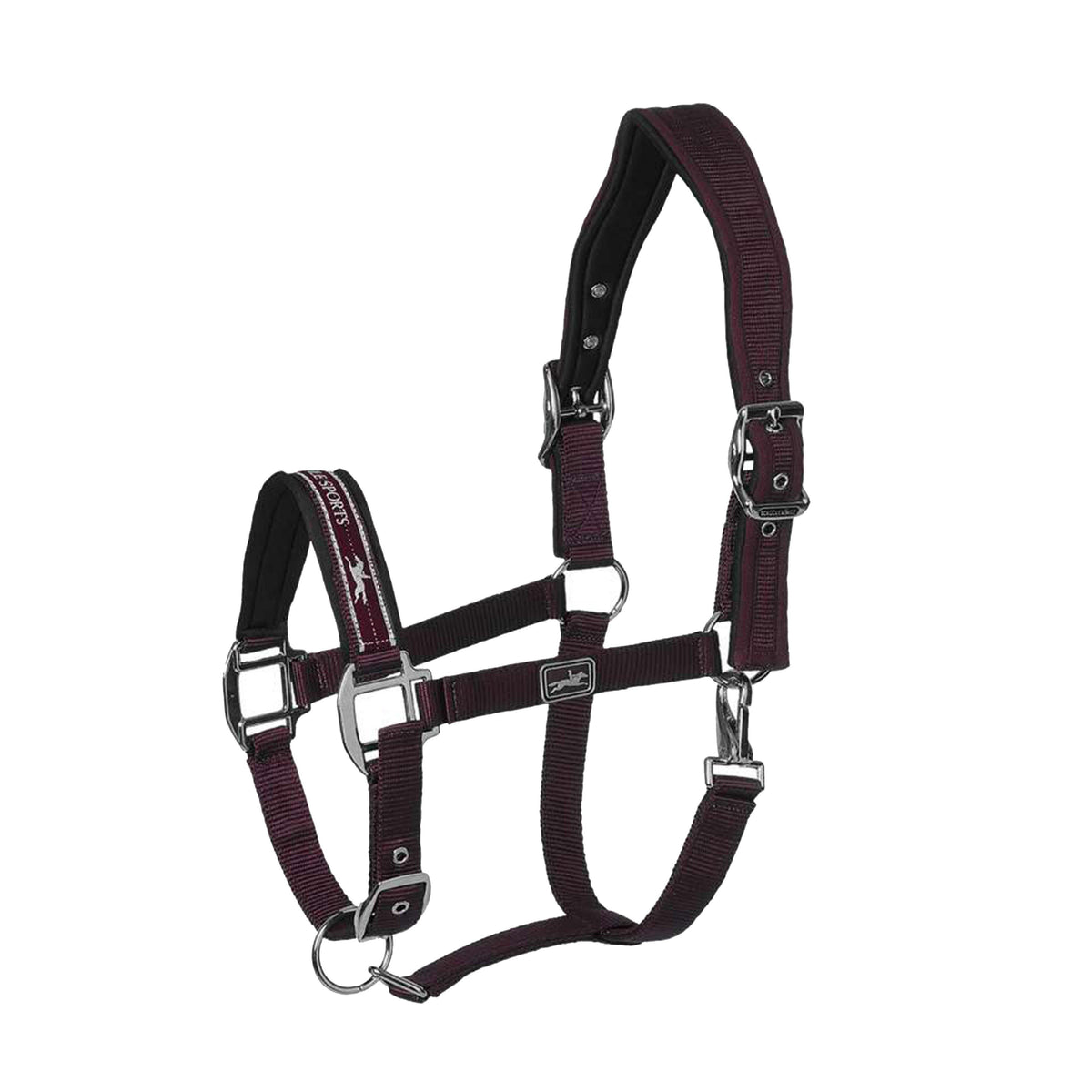 Memphis Anatomical Headcollar Wine