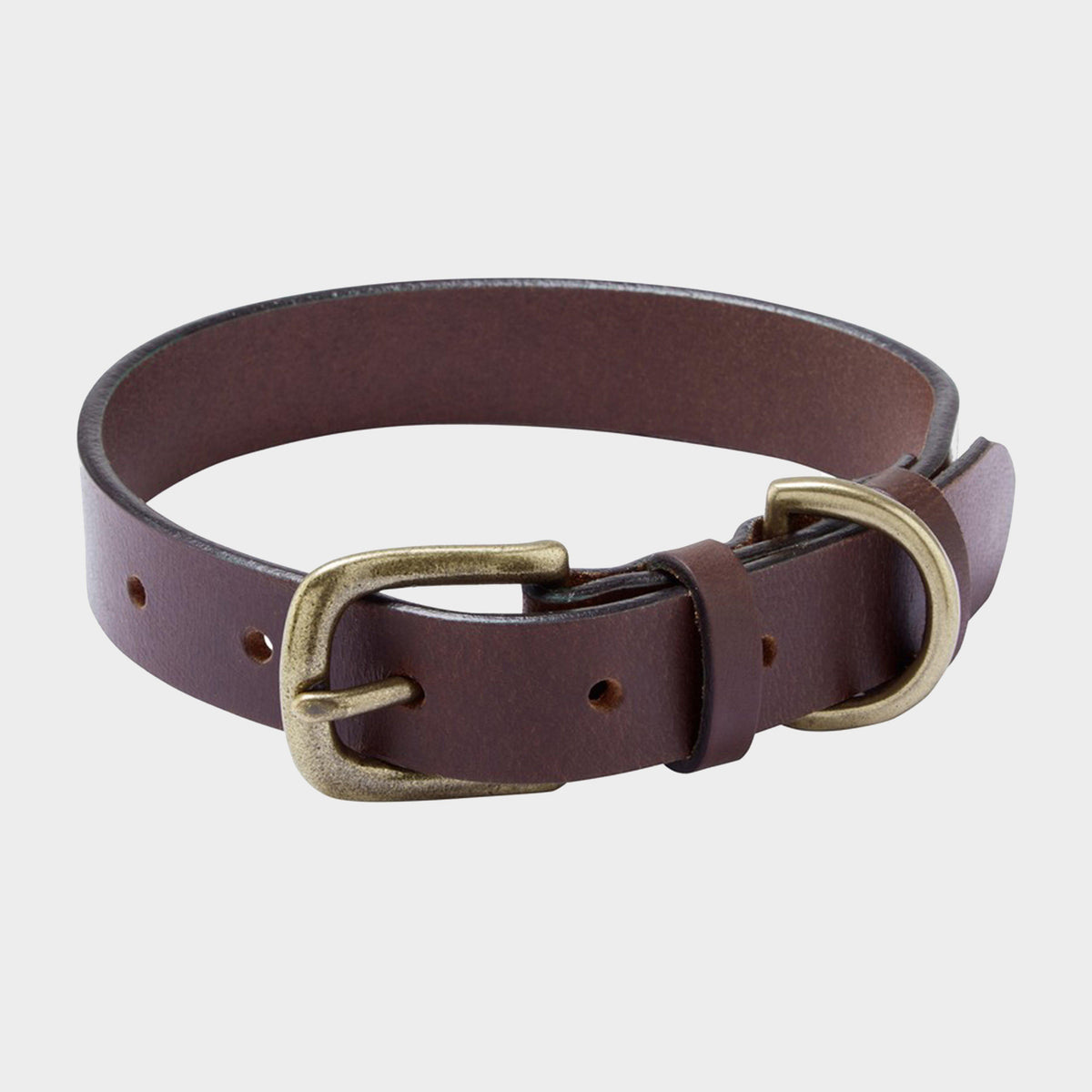 Dog Collar Marron Fonce