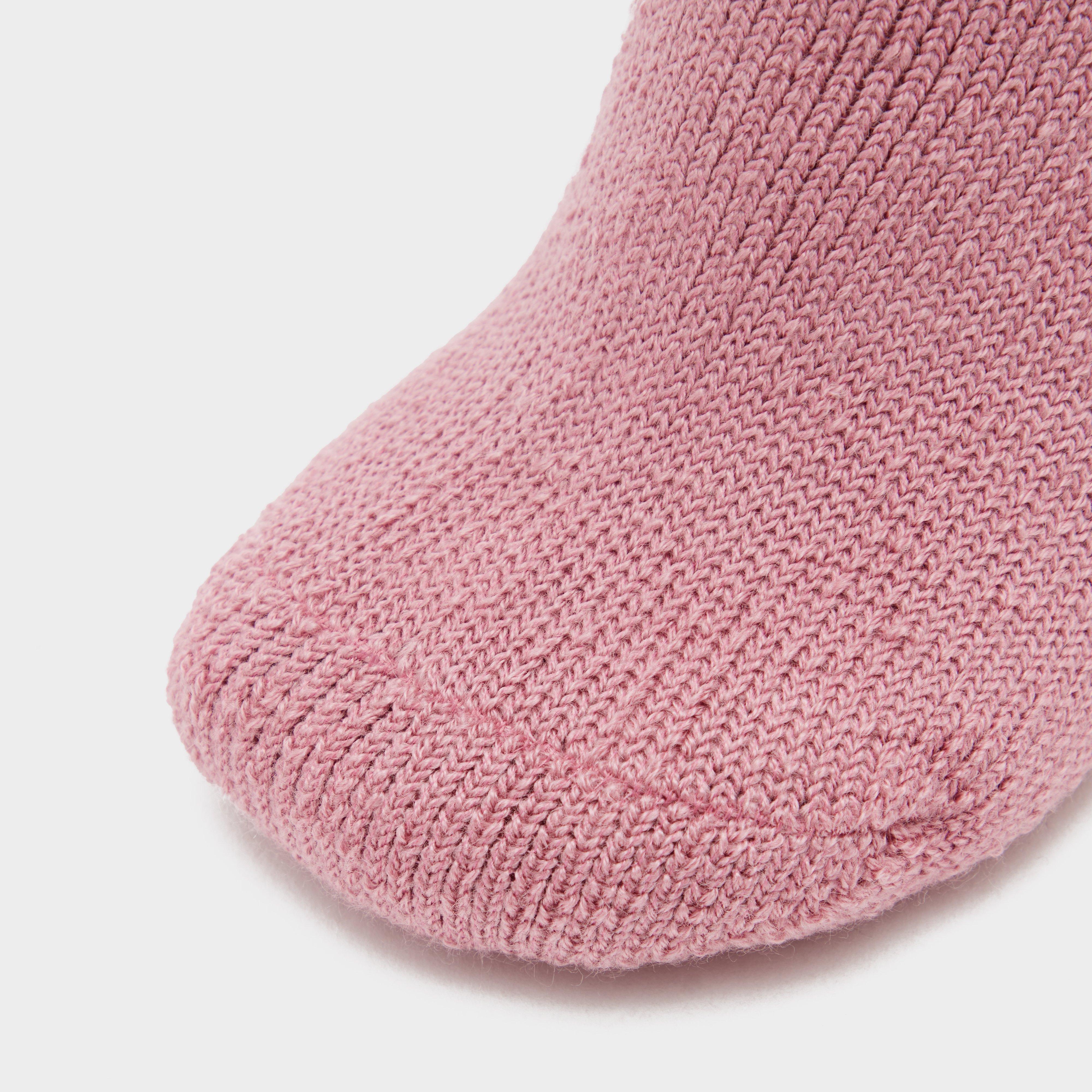 Womens Thermal Brushed Socks Pink
