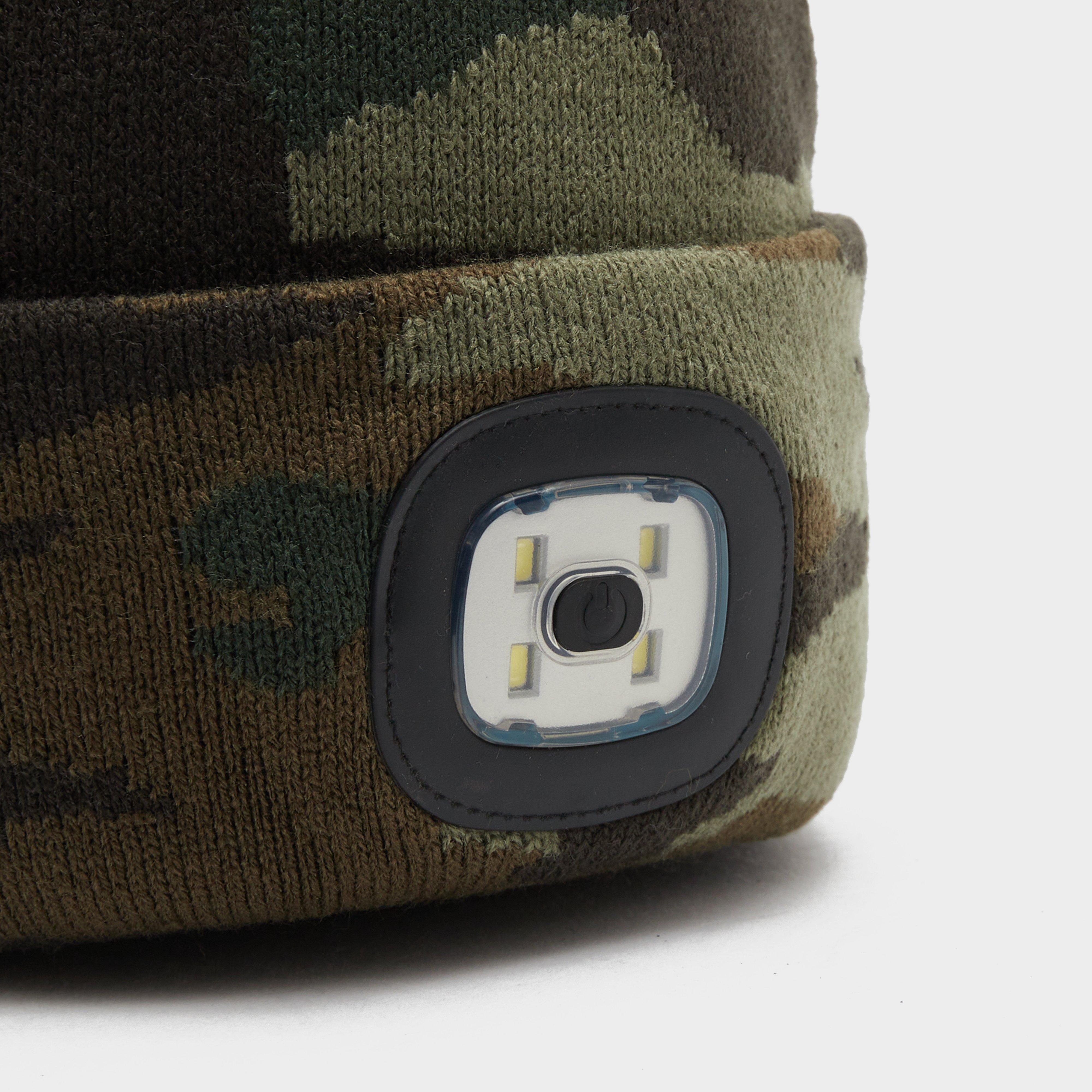 Mens Vision LED Beanie Hat Camo