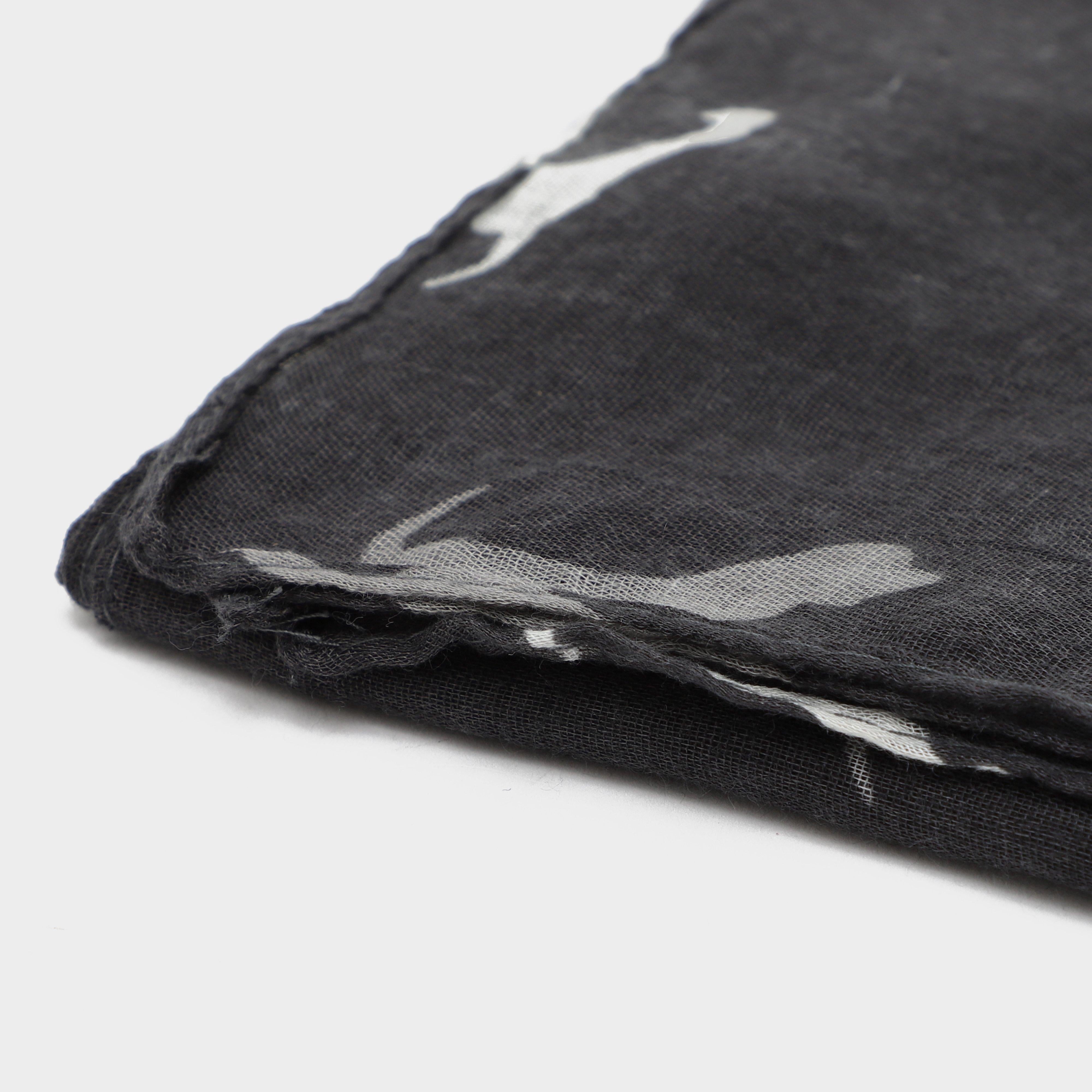 Womens Blaze Viscose Scarf Black Dogs