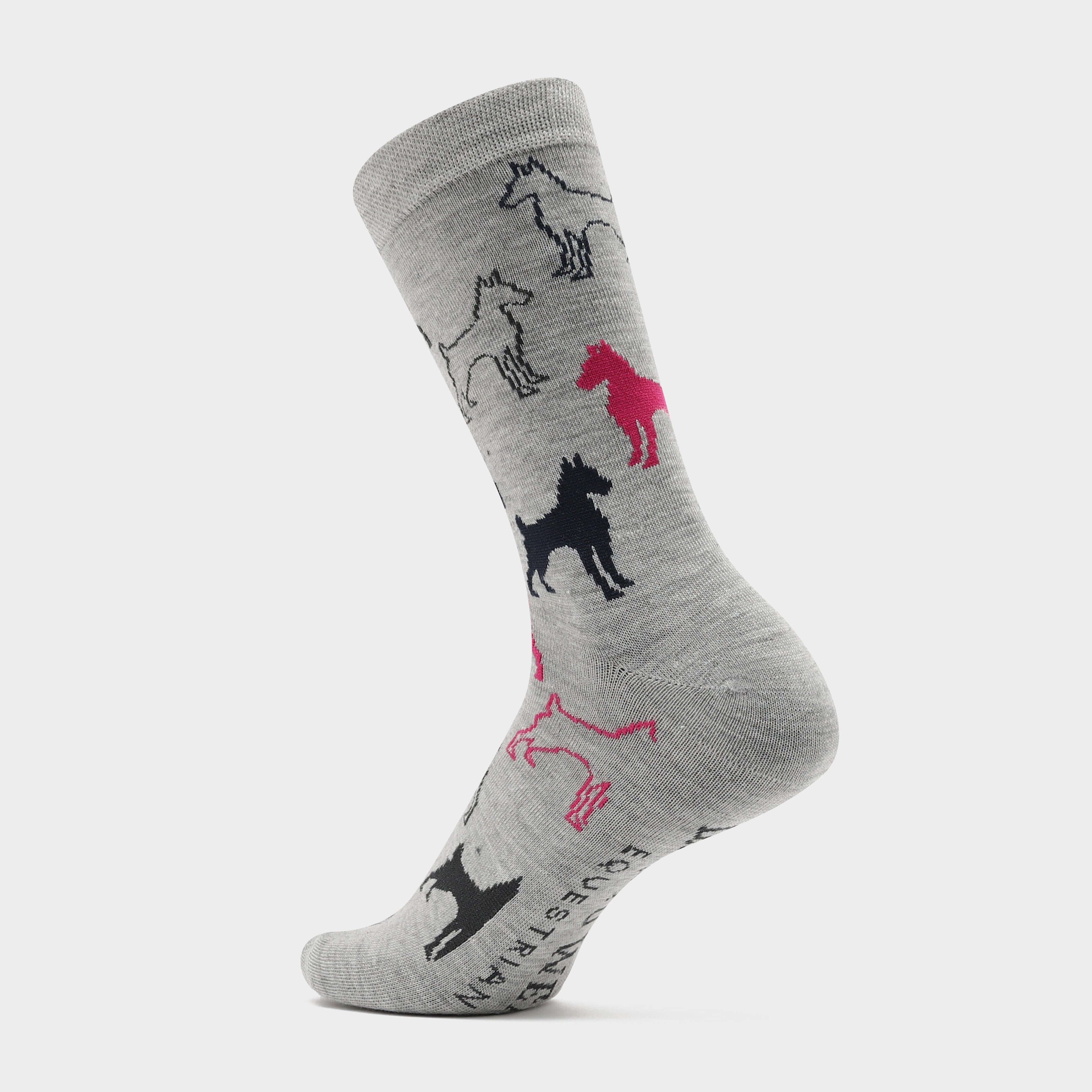 Womens Crew Socks 5 Pack Dogs