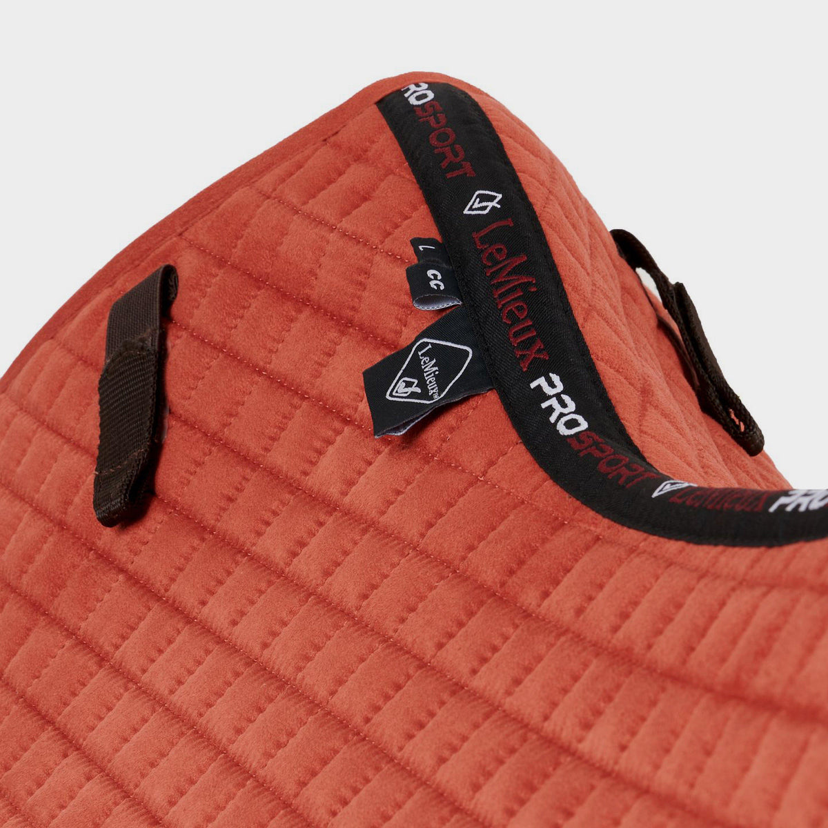 Suede Close Contact Square Saddle Pad Sienna