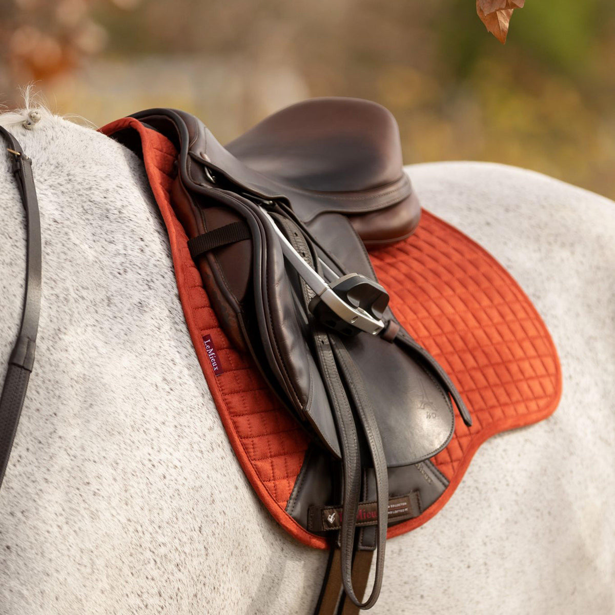 Suede GP Saddle Pad Sienna