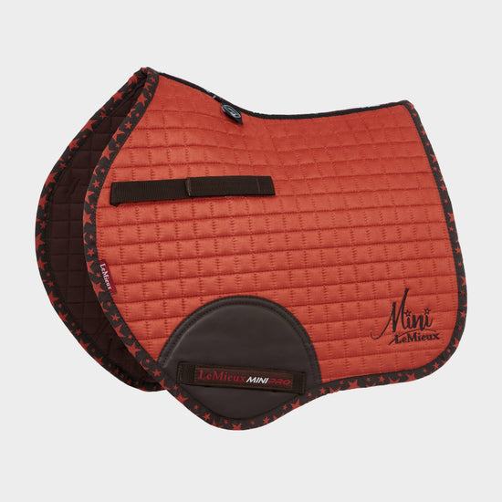 Mini Suede GP/Jump Square Saddle Pad Sienna