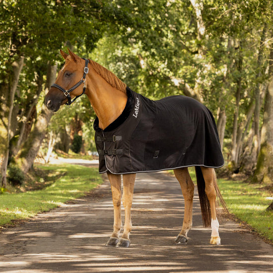 Luxe Fleece Rug Black