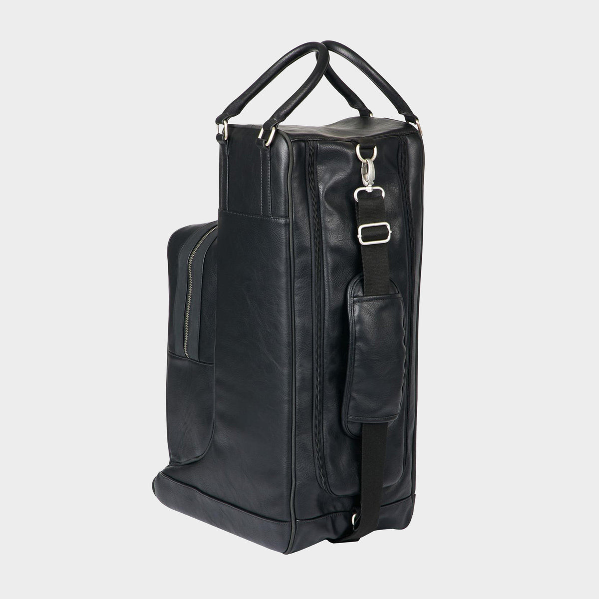 PU Leather Boot Bag Black