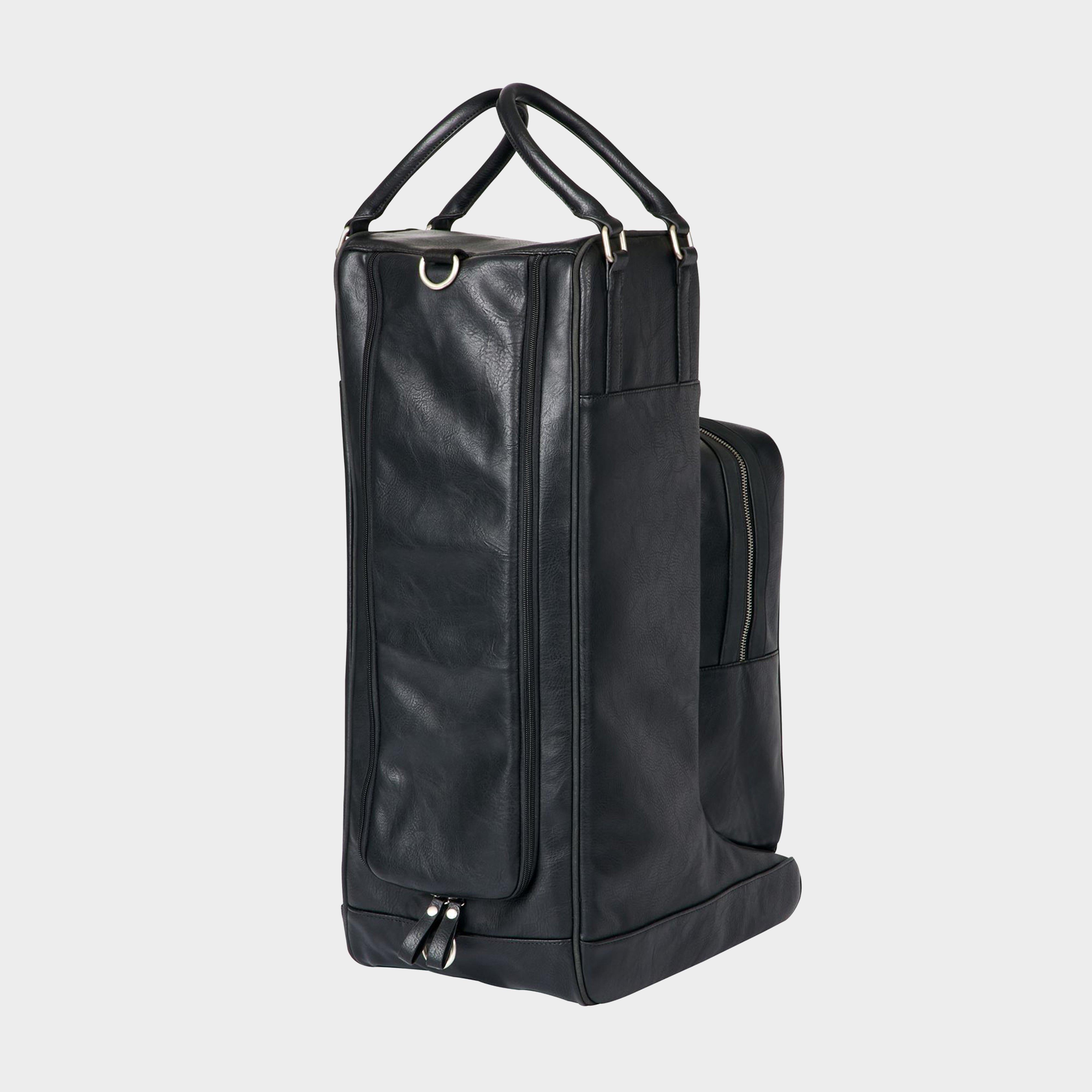 PU Leather Boot Bag Black
