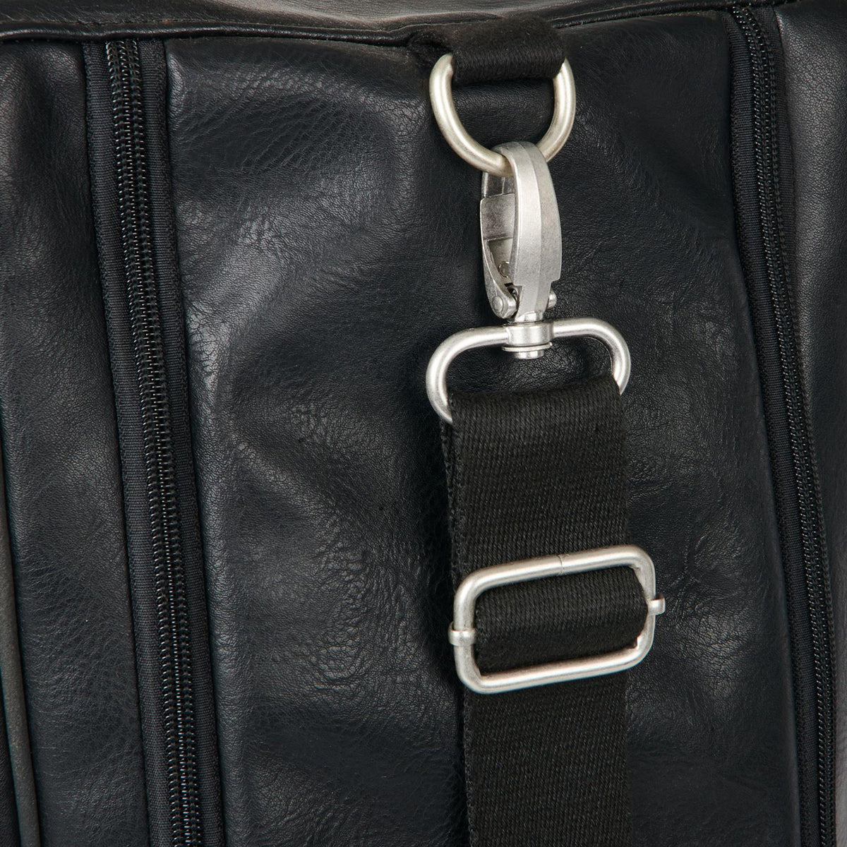 PU Leather Boot Bag Black