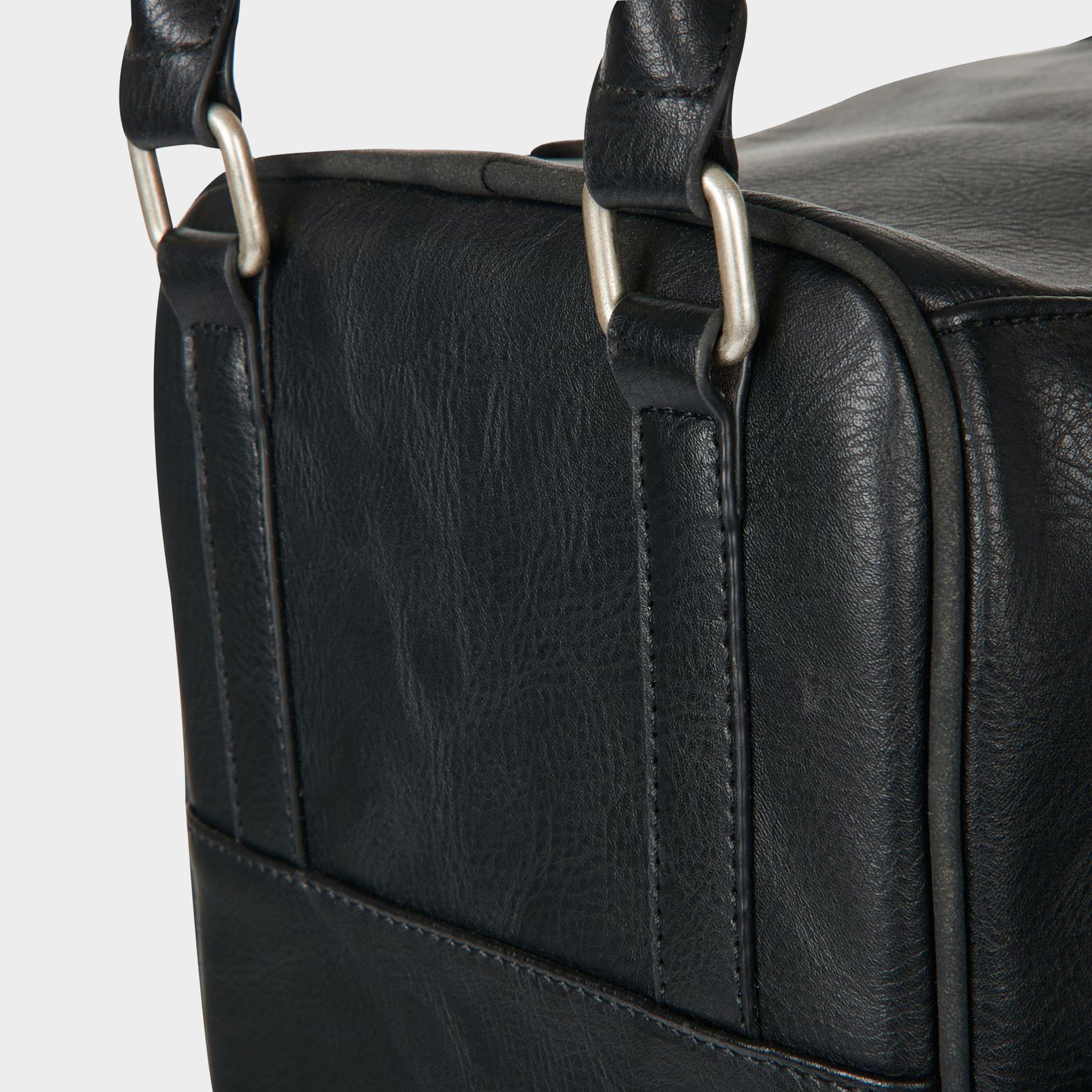 PU Leather Boot Bag Black