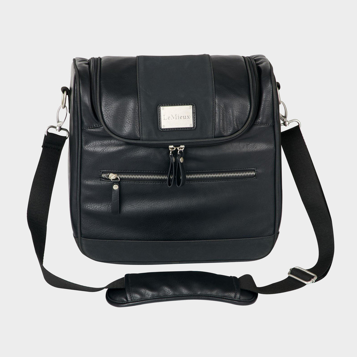 PU Leather Grooming Bag Black