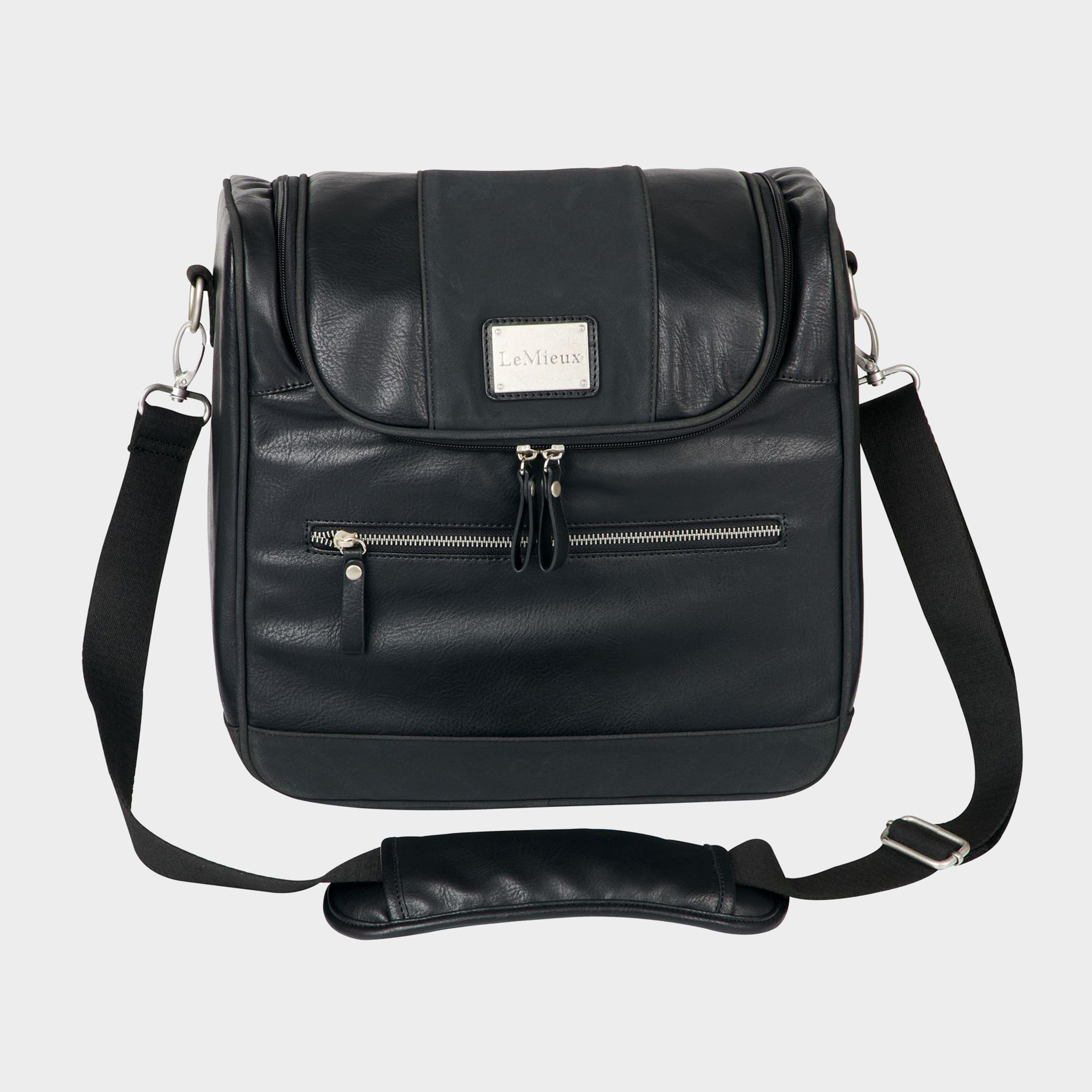 PU Leather Grooming Bag Black