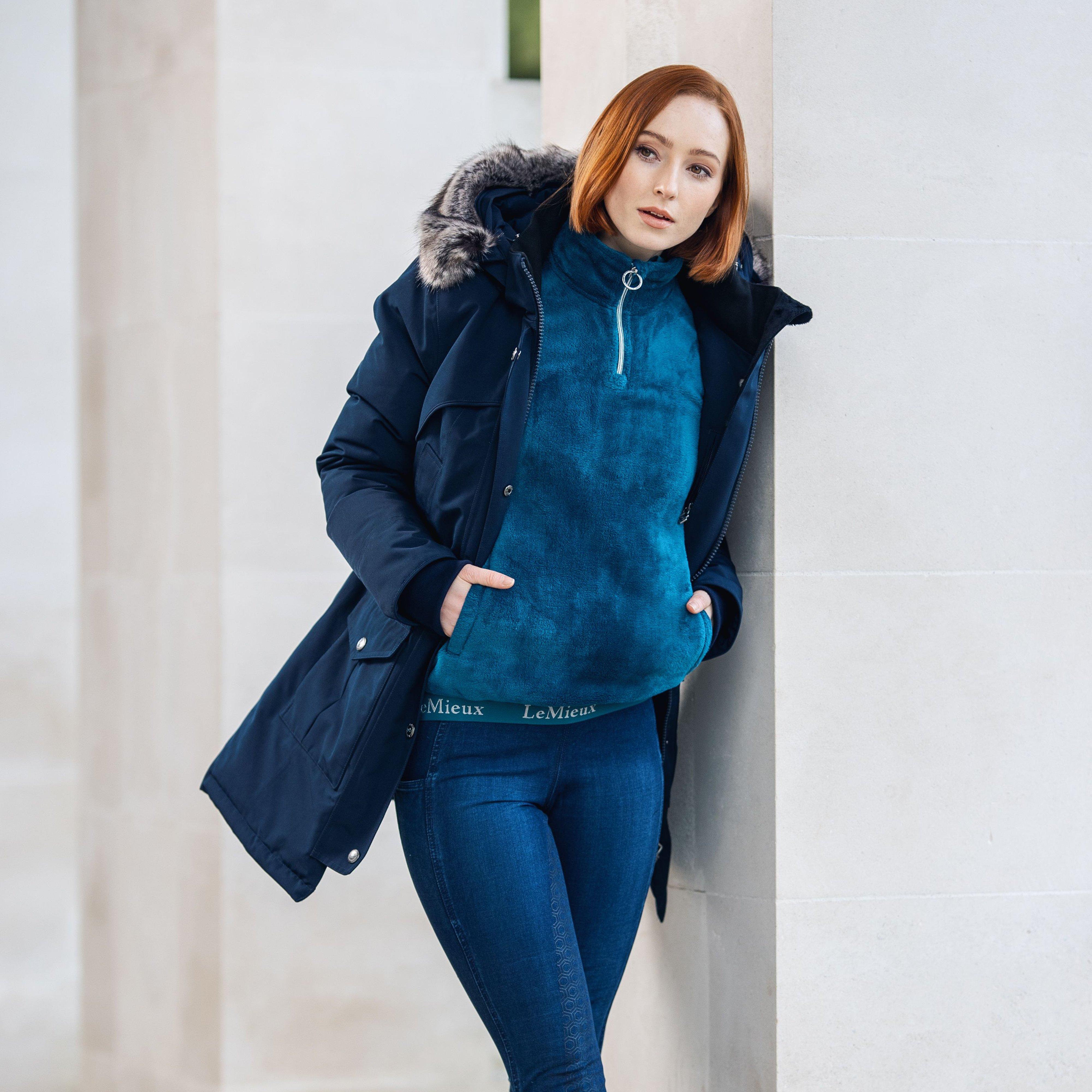 Womens Liberte 1/4 Zip Fleece Marine