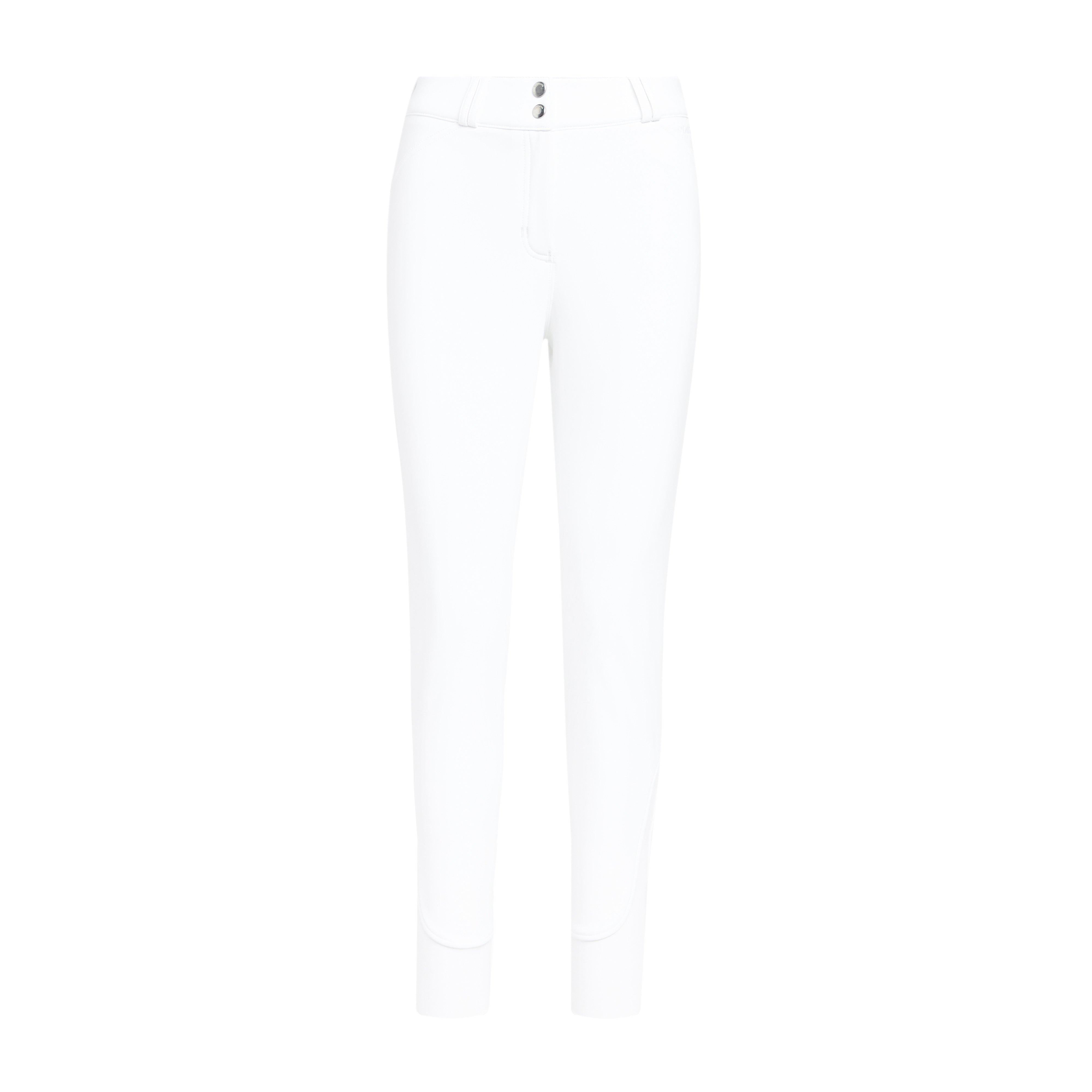 Womens Drytex Knee Grip Breeches White