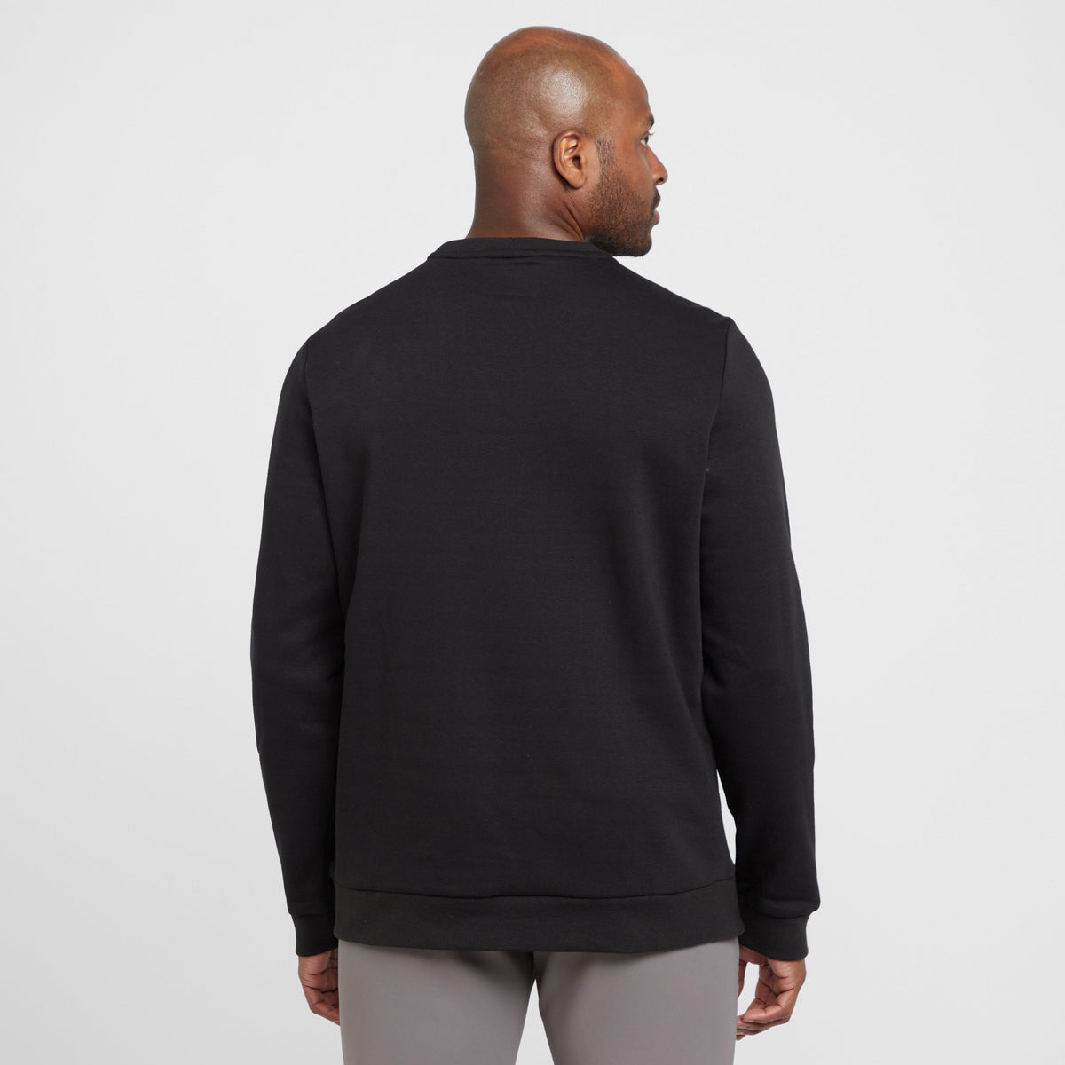 Mens Elite Round Neck Sweater Black