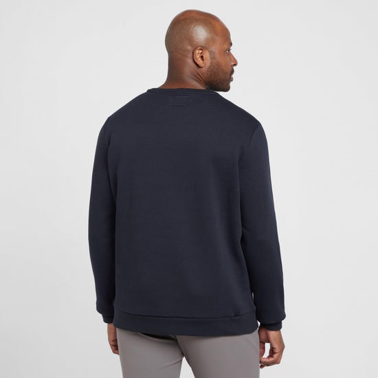 Mens Elite Round Neck Sweater Navy