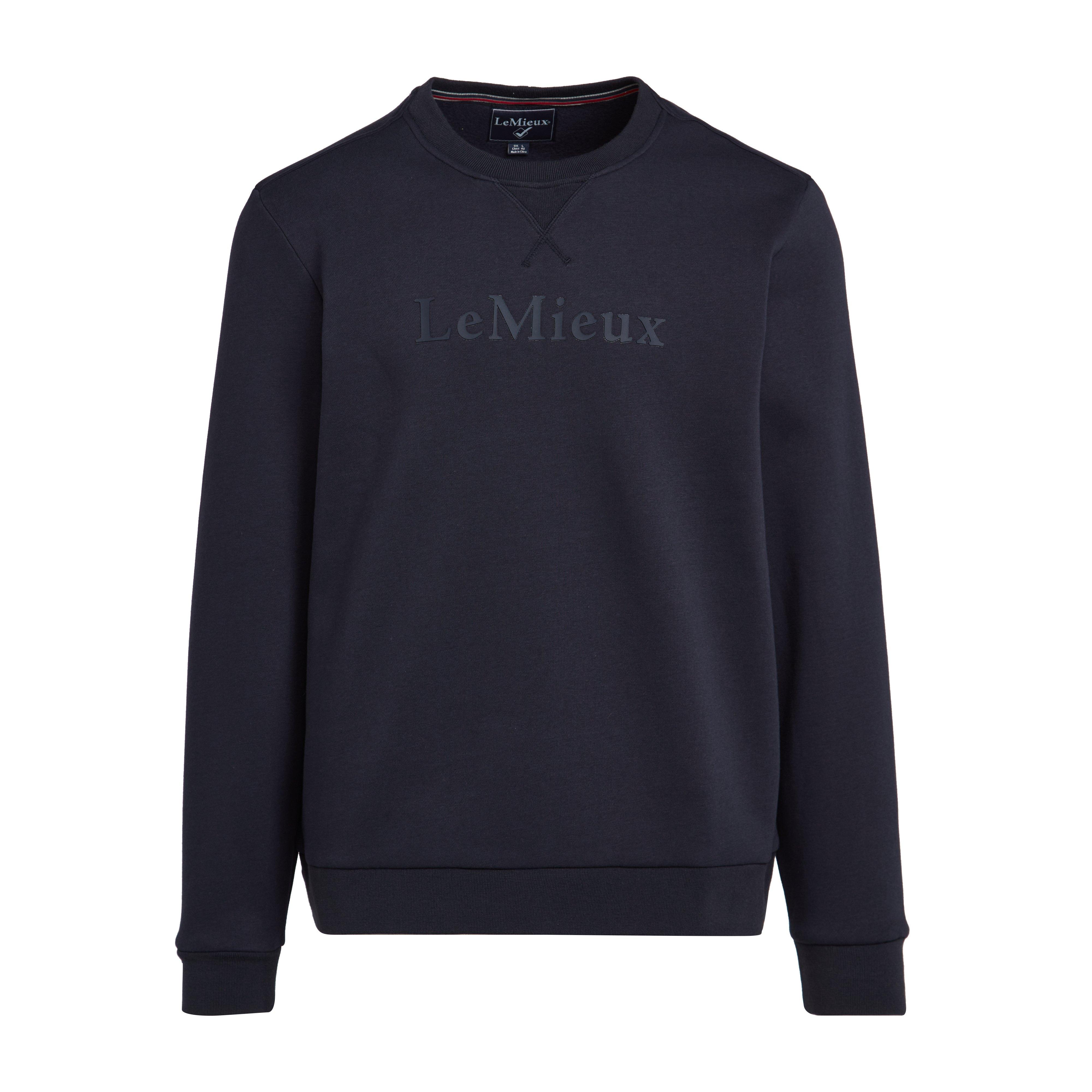 Mens Elite Round Neck Sweater Navy