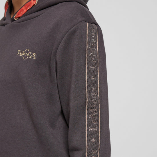 Kids Young Rider Cropped Hoodie Liquorice