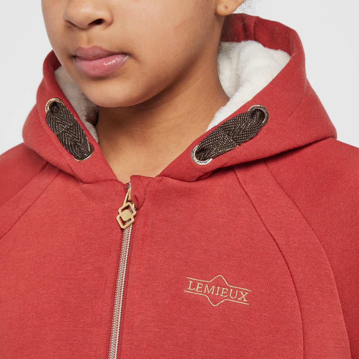 Young Rider Sherpa Full Zip Jacket Sienna