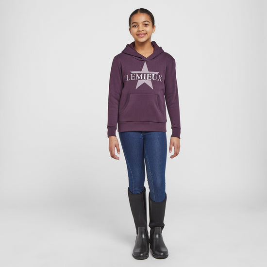 Childs Mini Star Hoodie Fig