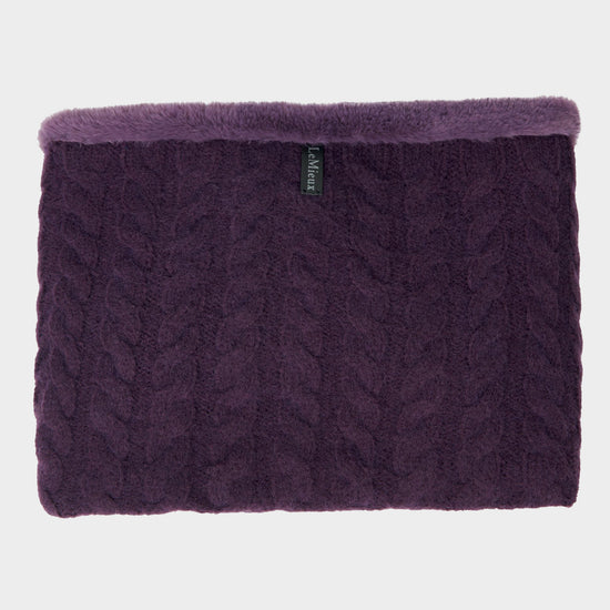 Cable Knit Snood Fig