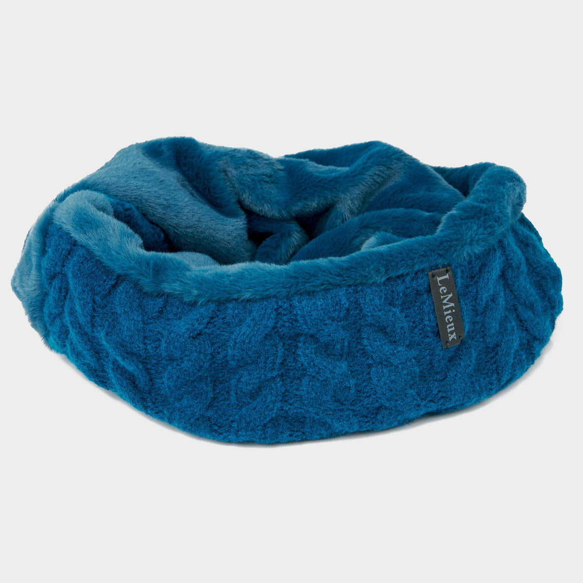 Cable Knit Snood Marine