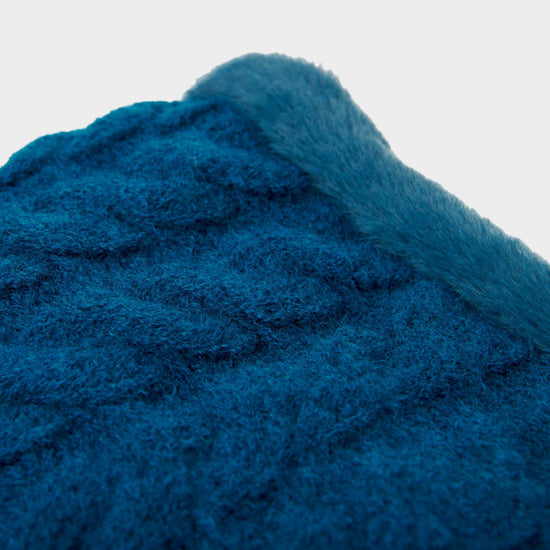 Cable Knit Snood Marine
