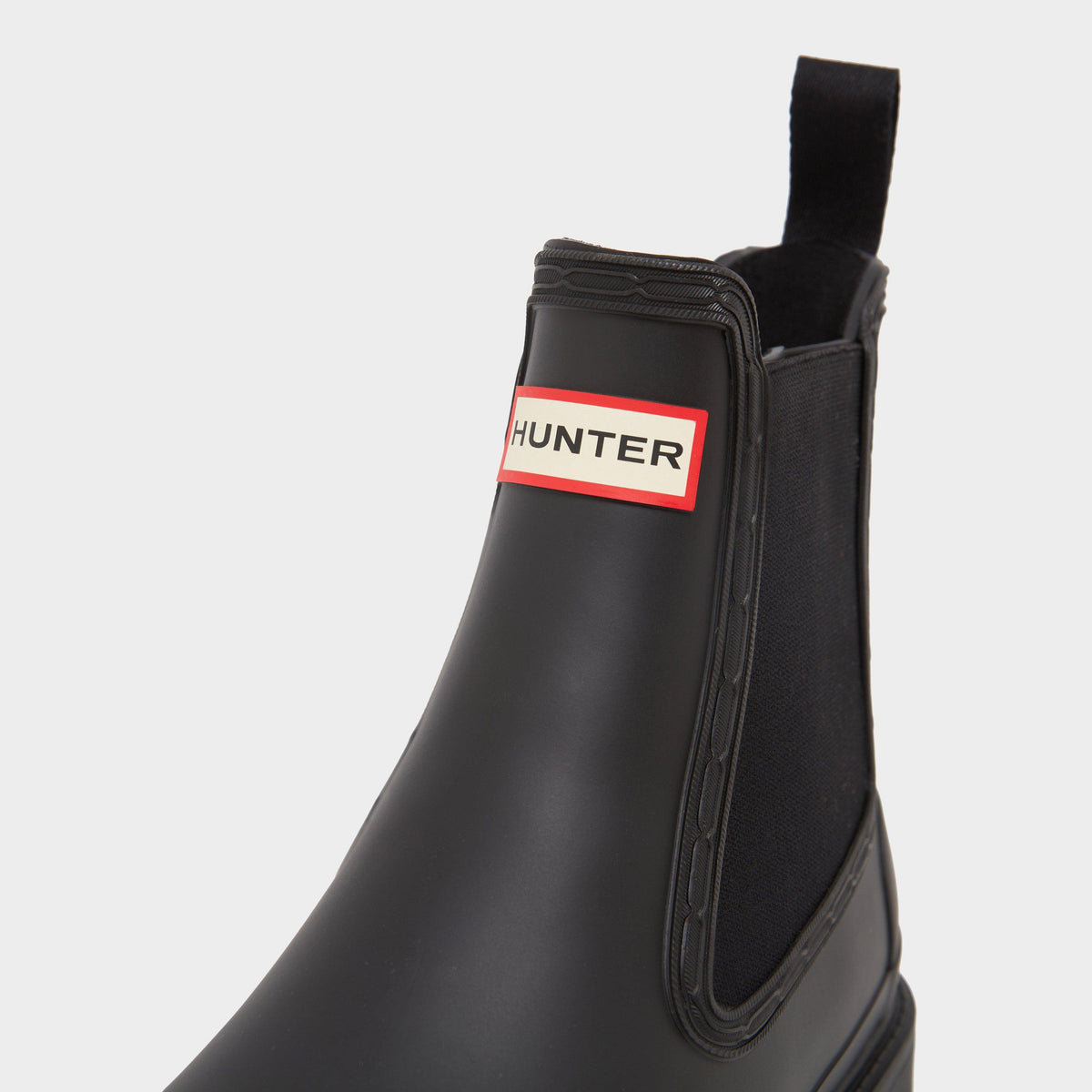 Mens Commando Chelsea Boots Black
