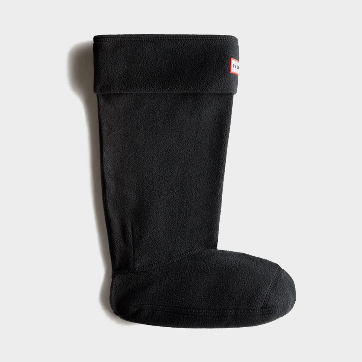 Recycled Fleece Tall Boot Socks Black