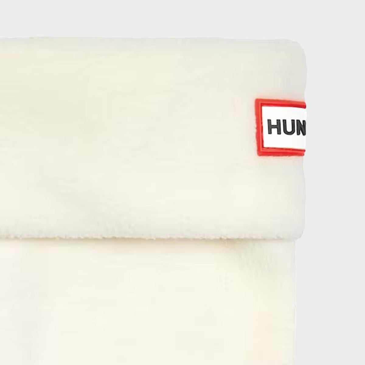 Recycled Fleece Tall Boot Socks White