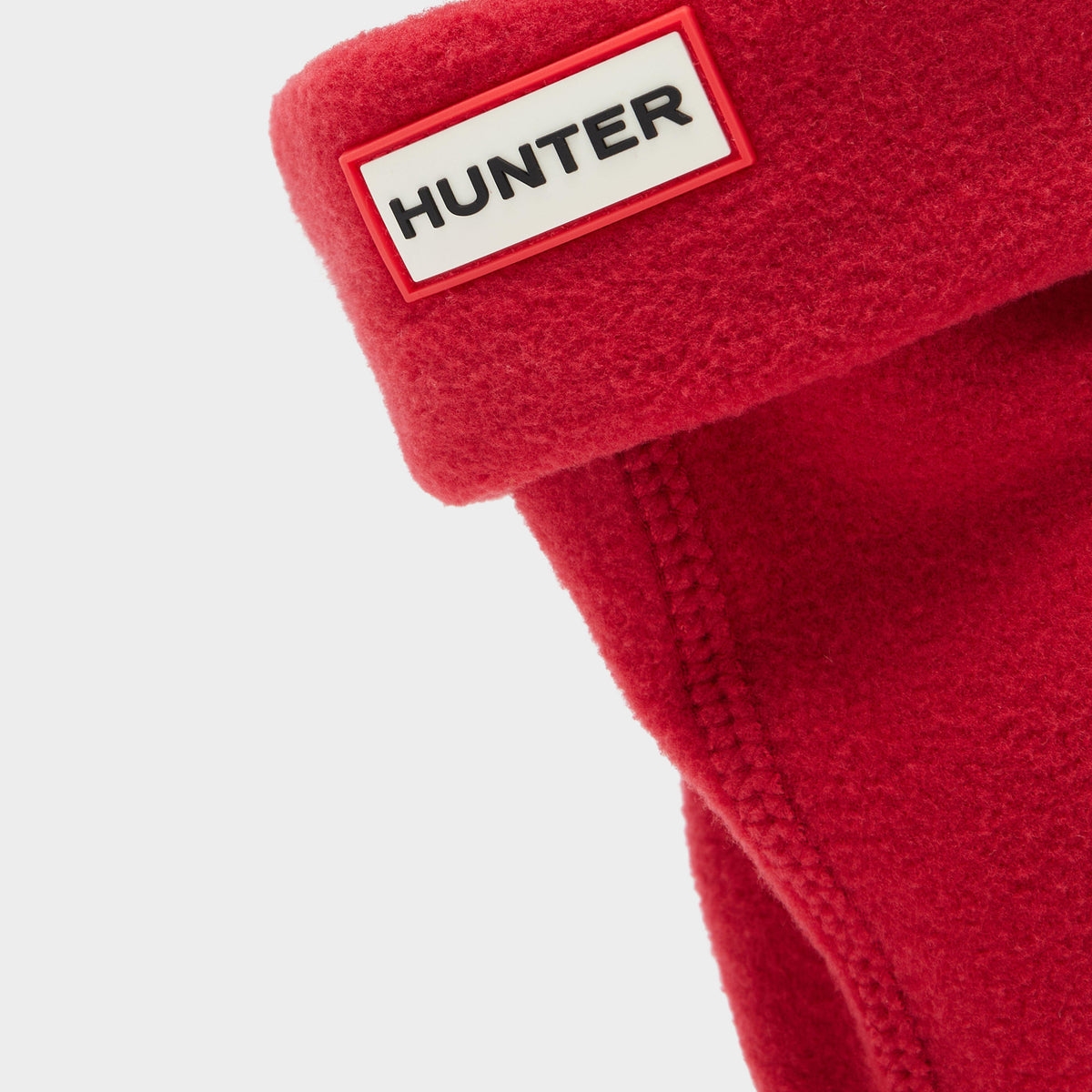 Kids Recycled Fleece Boot Socks Red