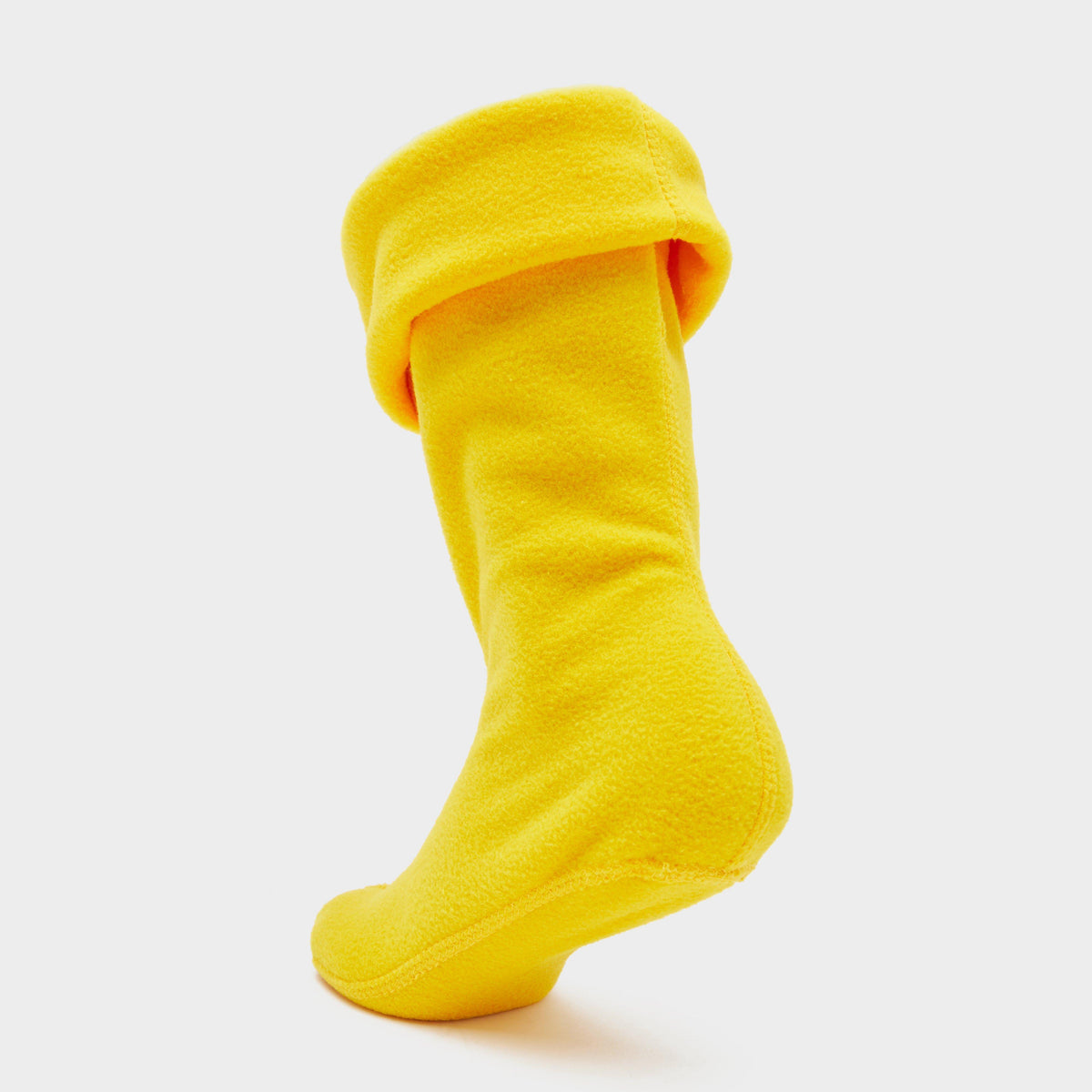 Kids Recycled Fleece Boot Socks Yellow