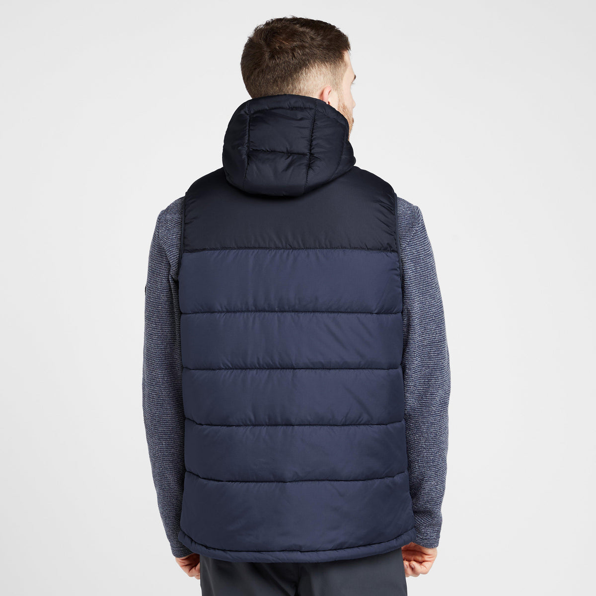 Mens Nevado Heavyweight Bodywarmer Black/Dark Grey