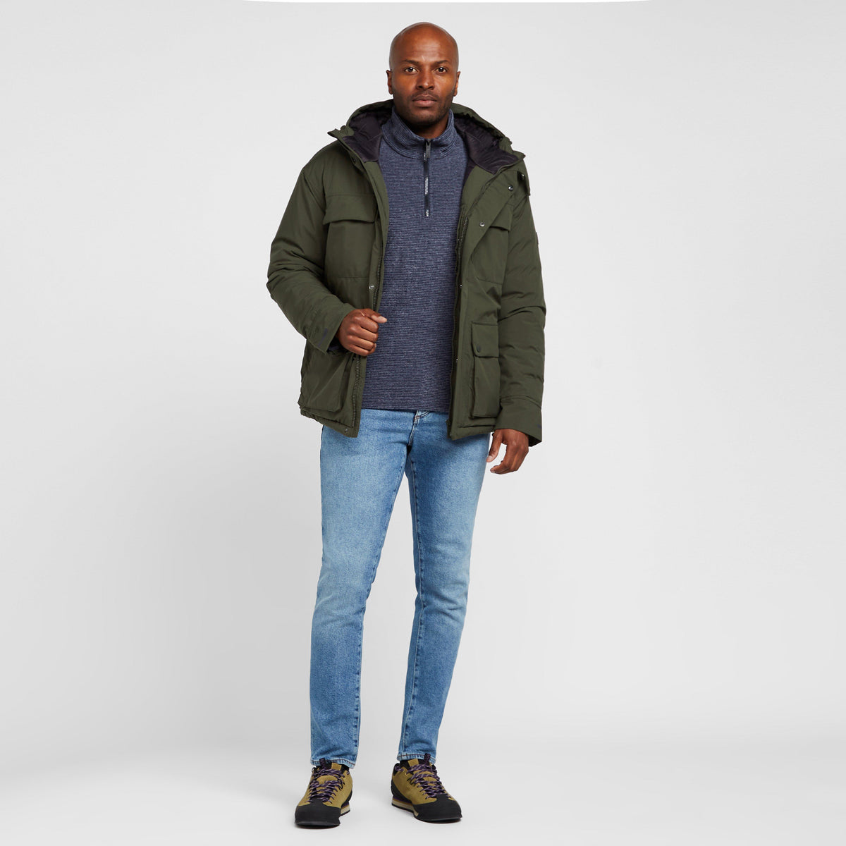 Mens Rayan Waterproof Insulated Jacket Khaki