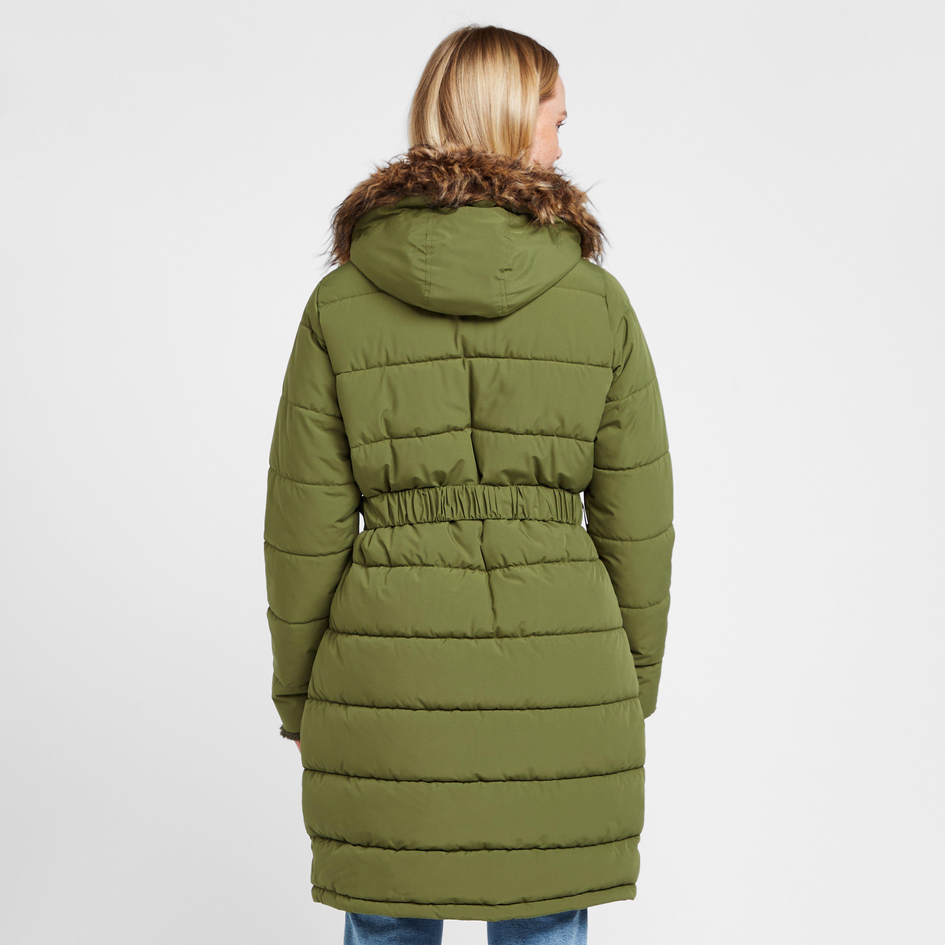 Womens Daleyza Thermal Parka Jacket Green