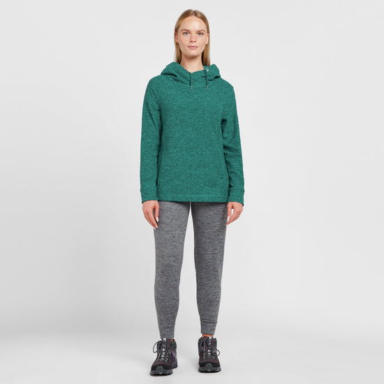 Womens Kizmit II Hooded Marl Fleece Green