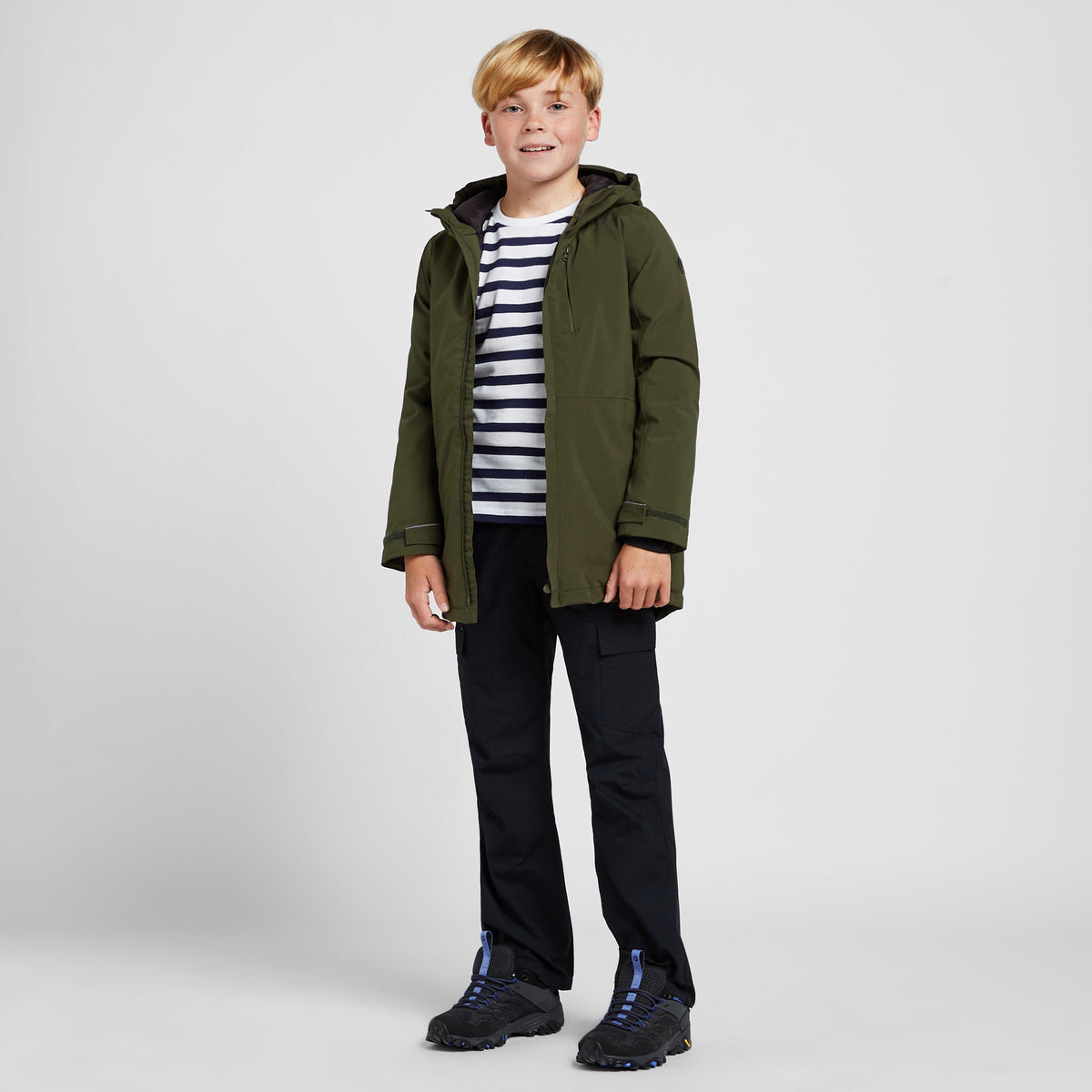 Kids Yewbank Waterproof Parka Khaki