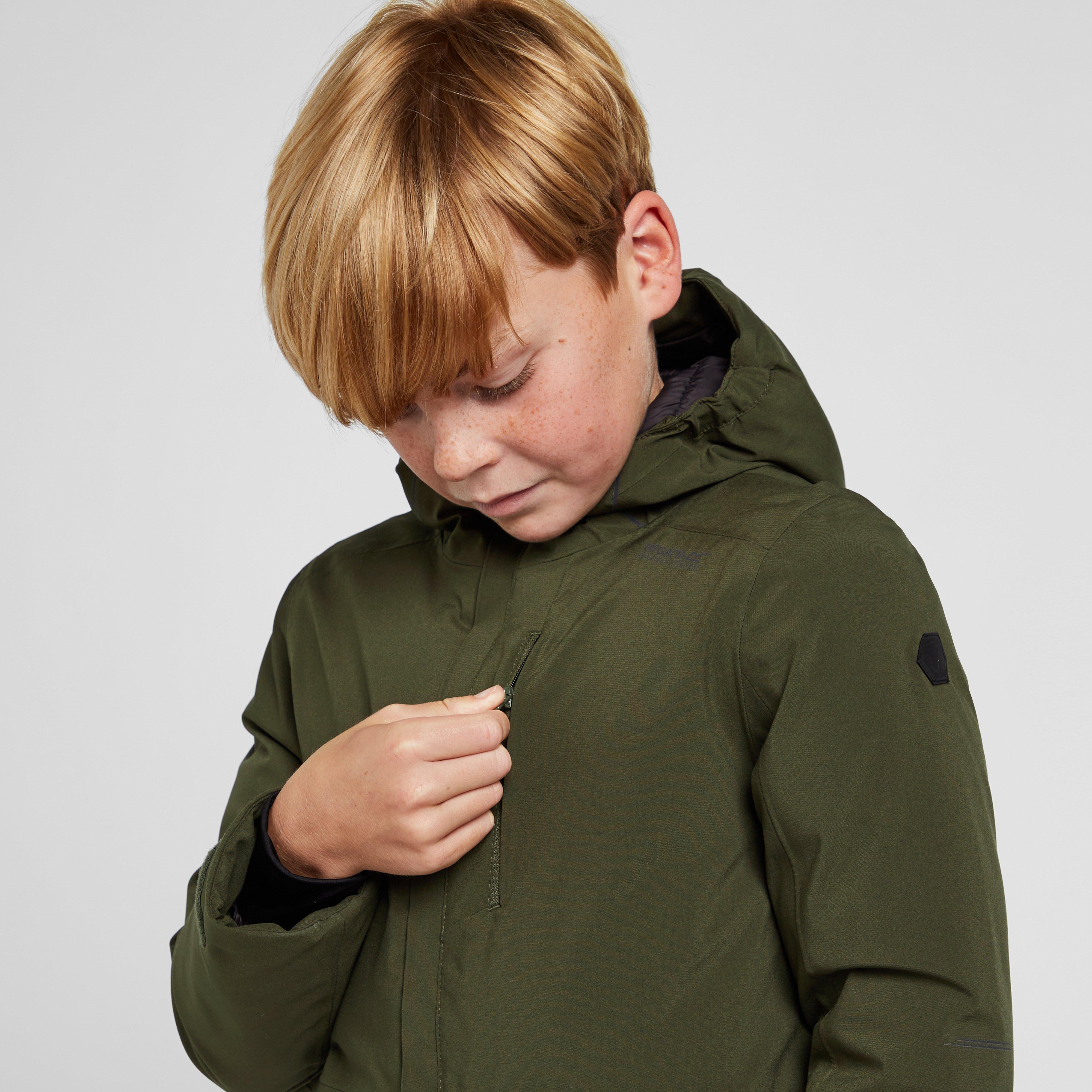 Kids Yewbank Waterproof Parka Khaki