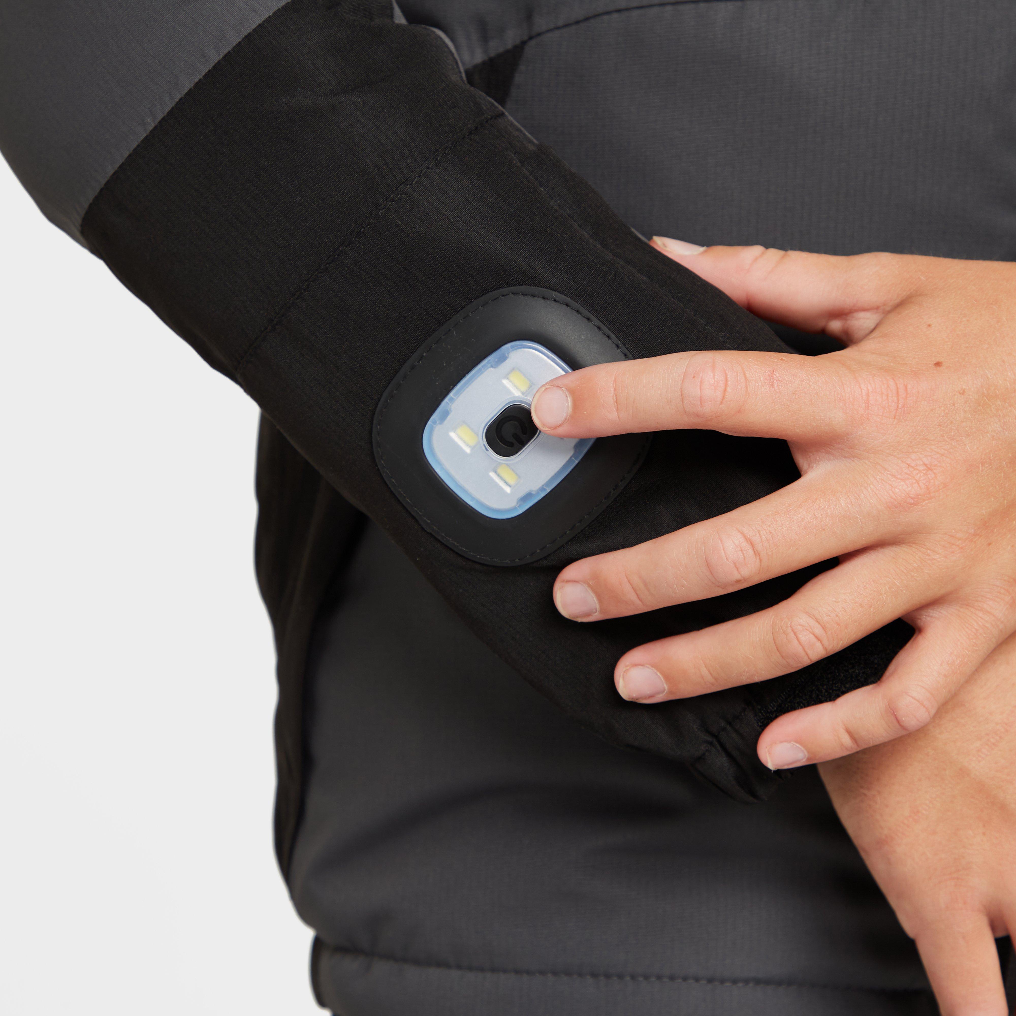 Kids Beamz II Waterproof Jacket Grey/Black