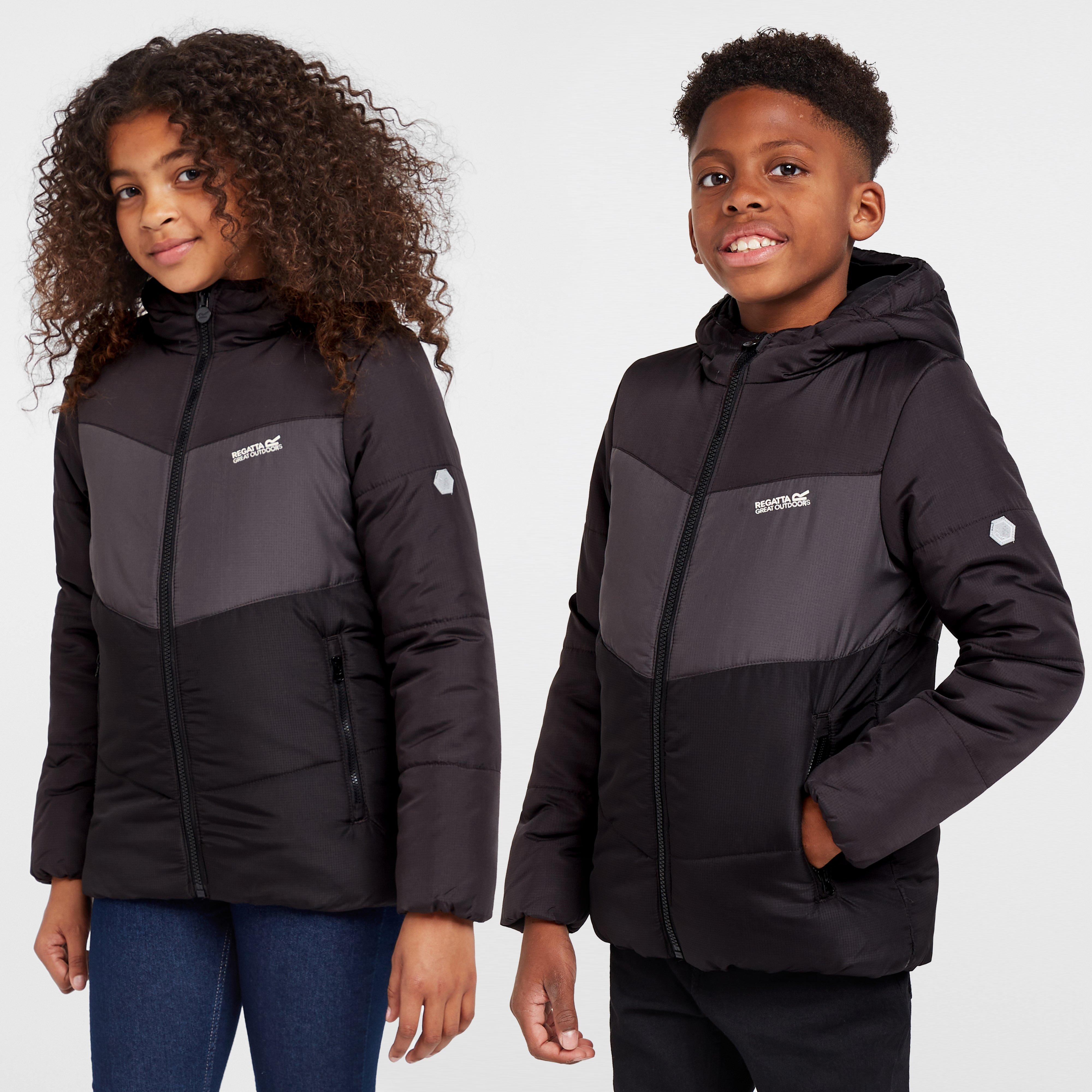 Kids Lofthouse VI Insulated Jacket Ash Dark Grey Black