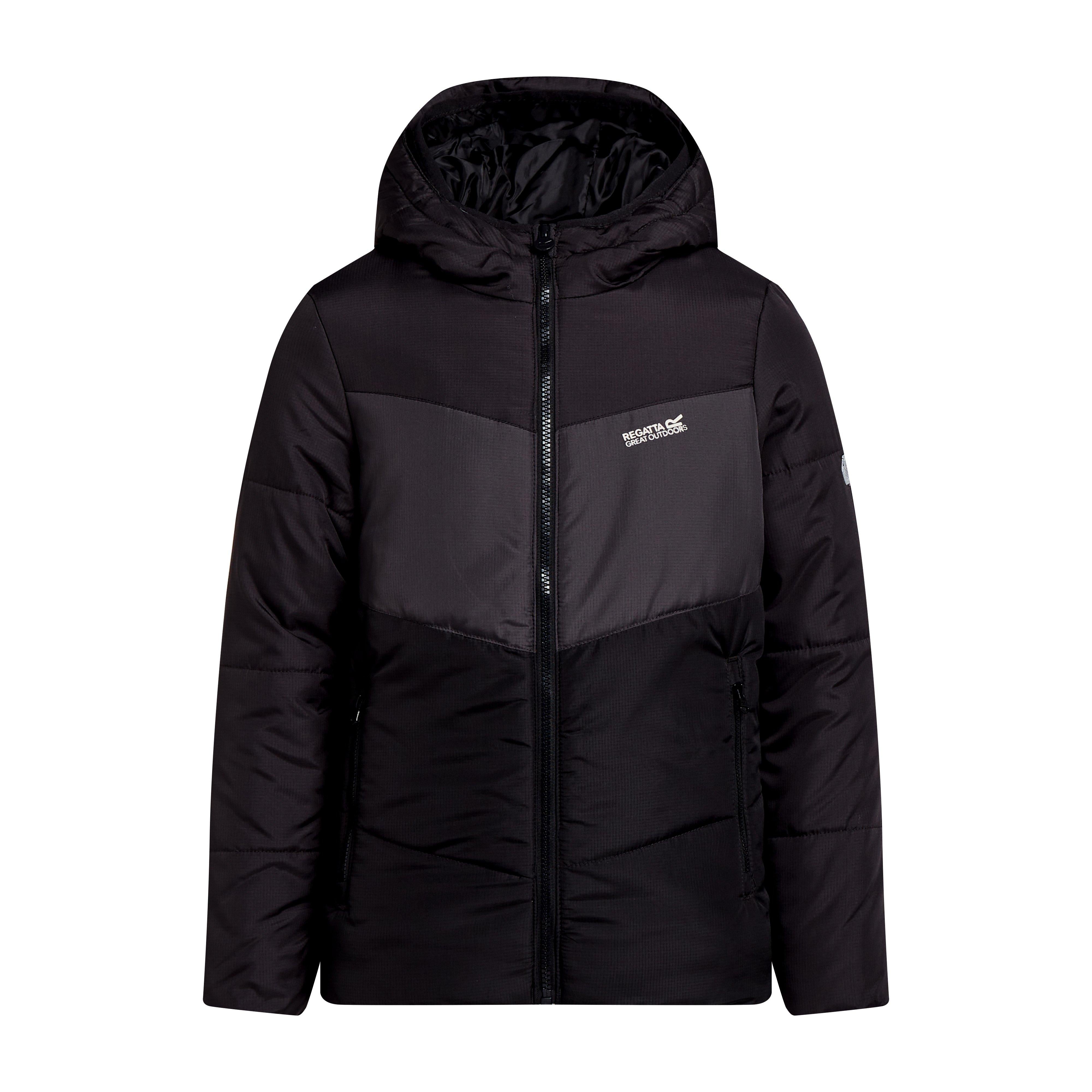 Kids Lofthouse VI Insulated Jacket Ash Dark Grey Black