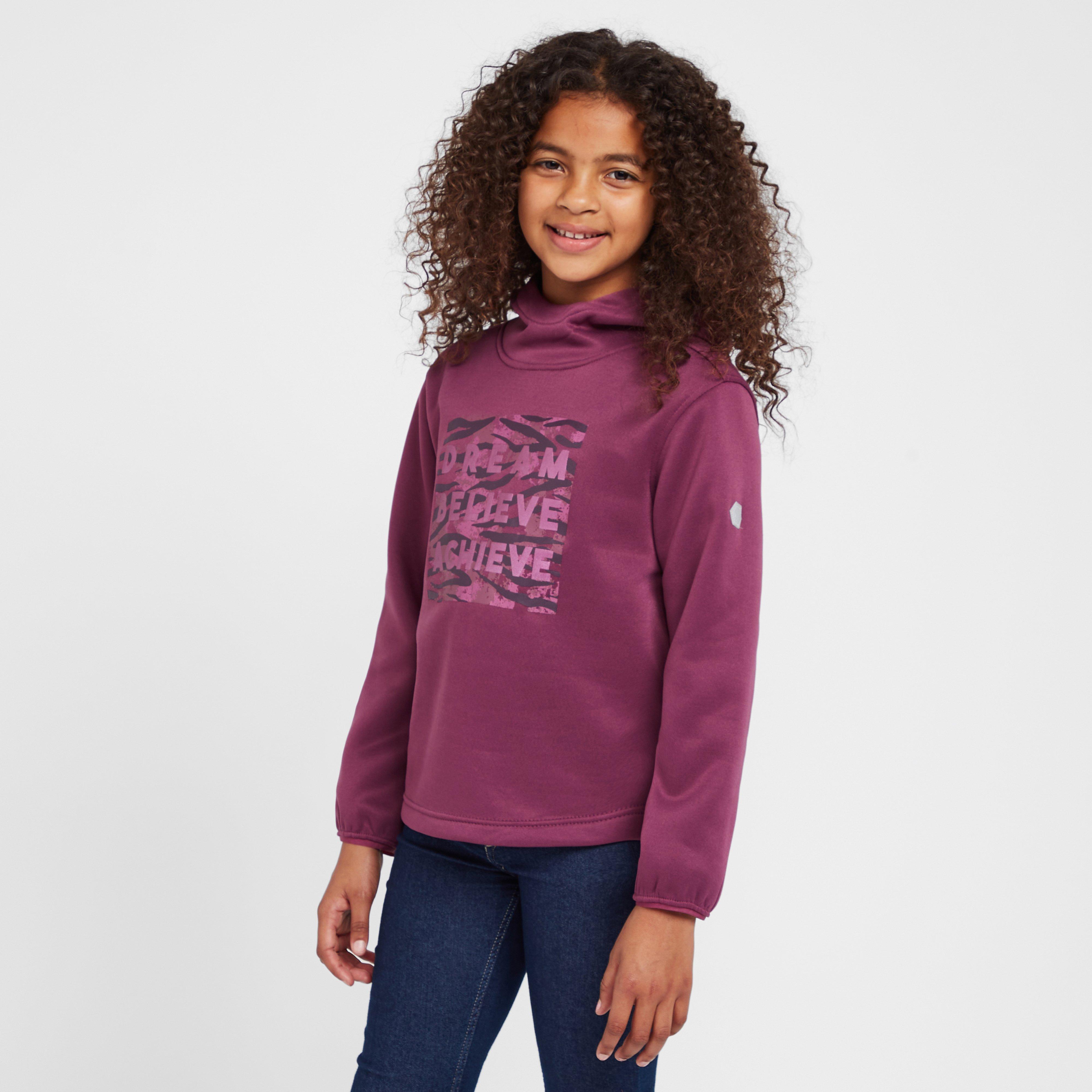 Kids Highton Extol Printed Hoodie Amaranth Haze