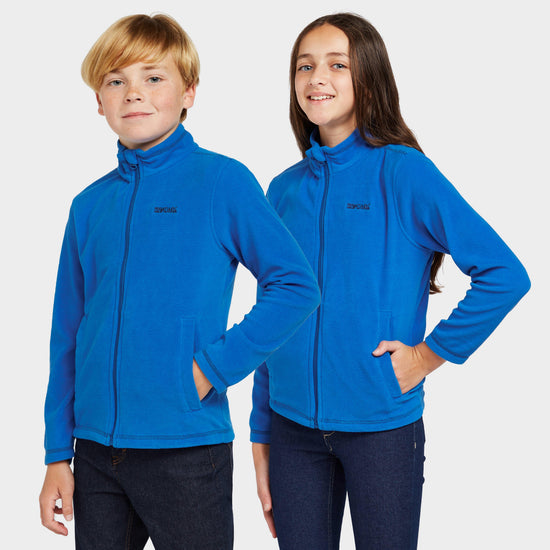 Kids King II Full Zip Fleece Blue