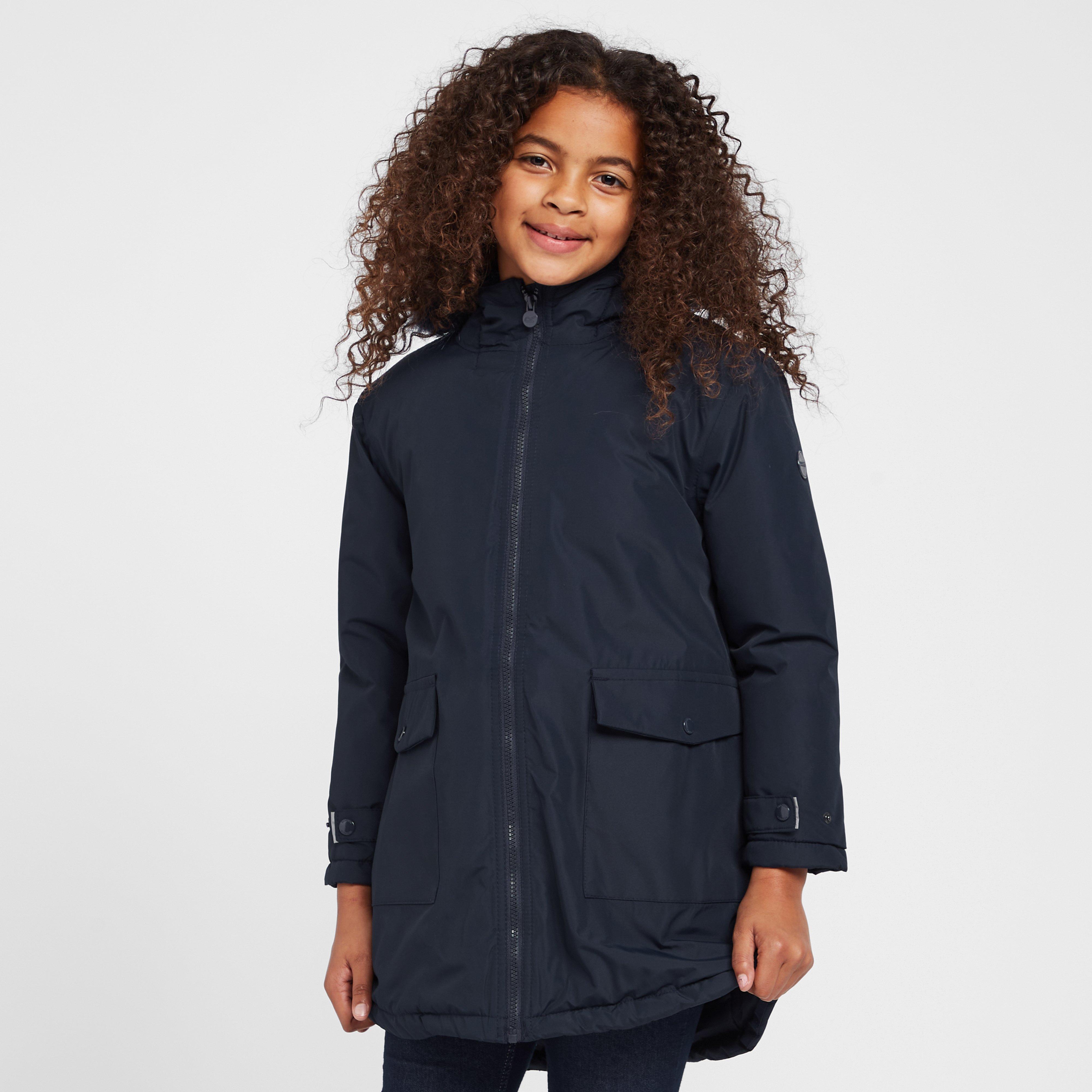 Kids Adelyn Waterproof Parka Jacket Navy