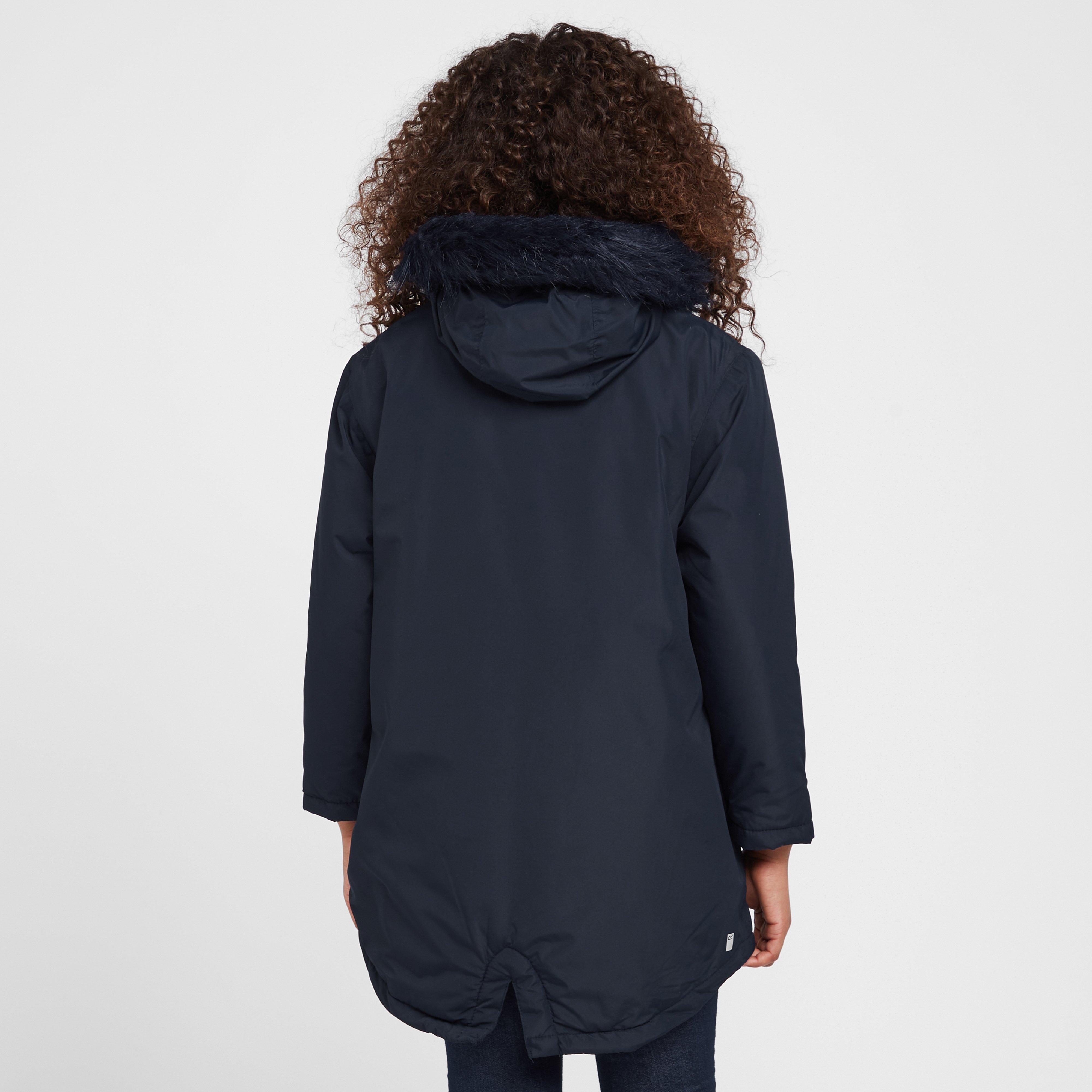 Kids Adelyn Waterproof Parka Jacket Navy