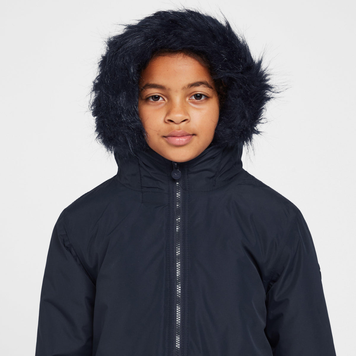 Kids Adelyn Waterproof Parka Jacket Navy
