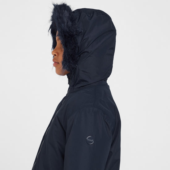 Kids Adelyn Waterproof Parka Jacket Navy