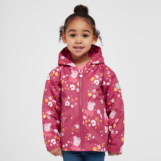 Kids Peppa Padded Muddy Puddle Jacket Pink