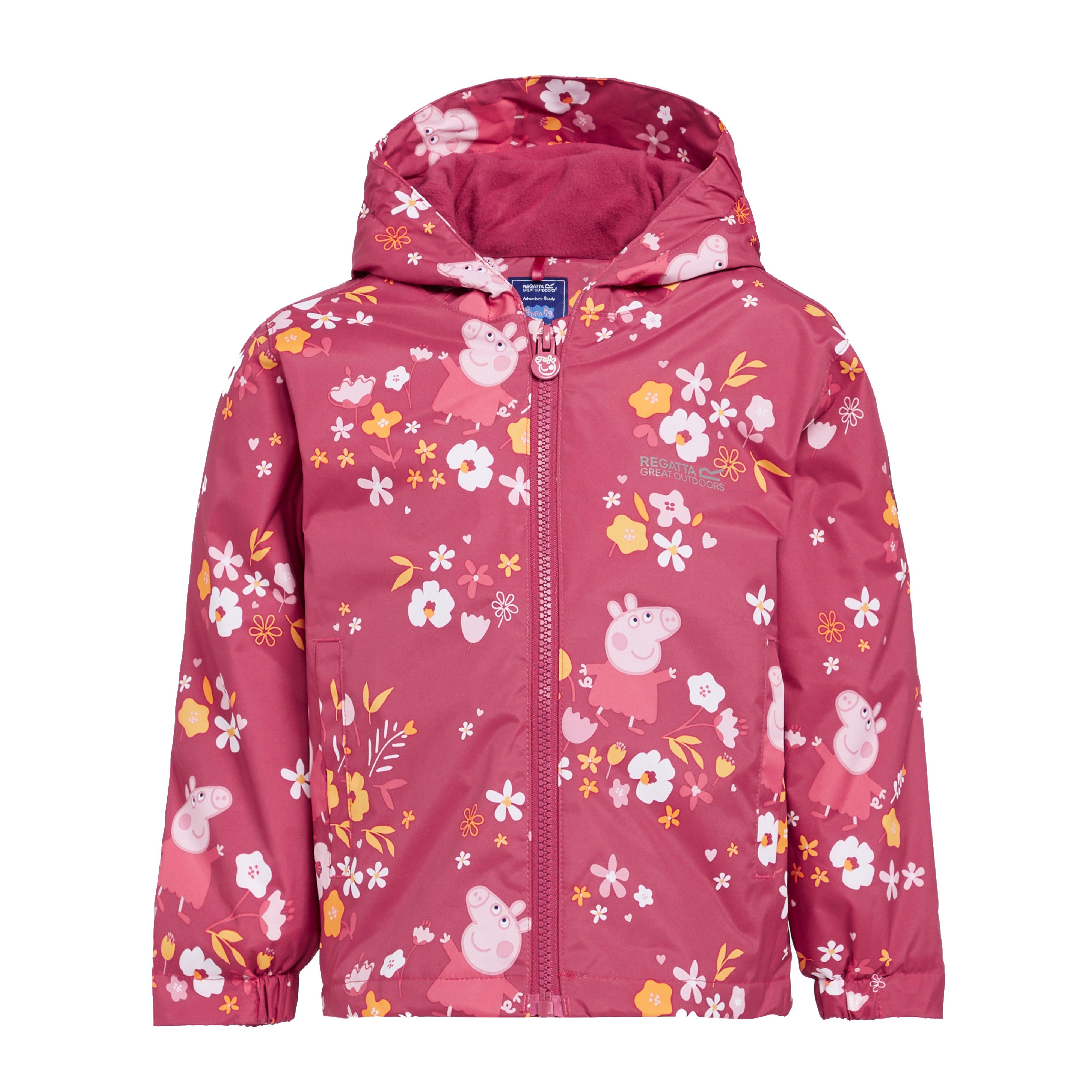 Kids Peppa Padded Muddy Puddle Jacket Pink